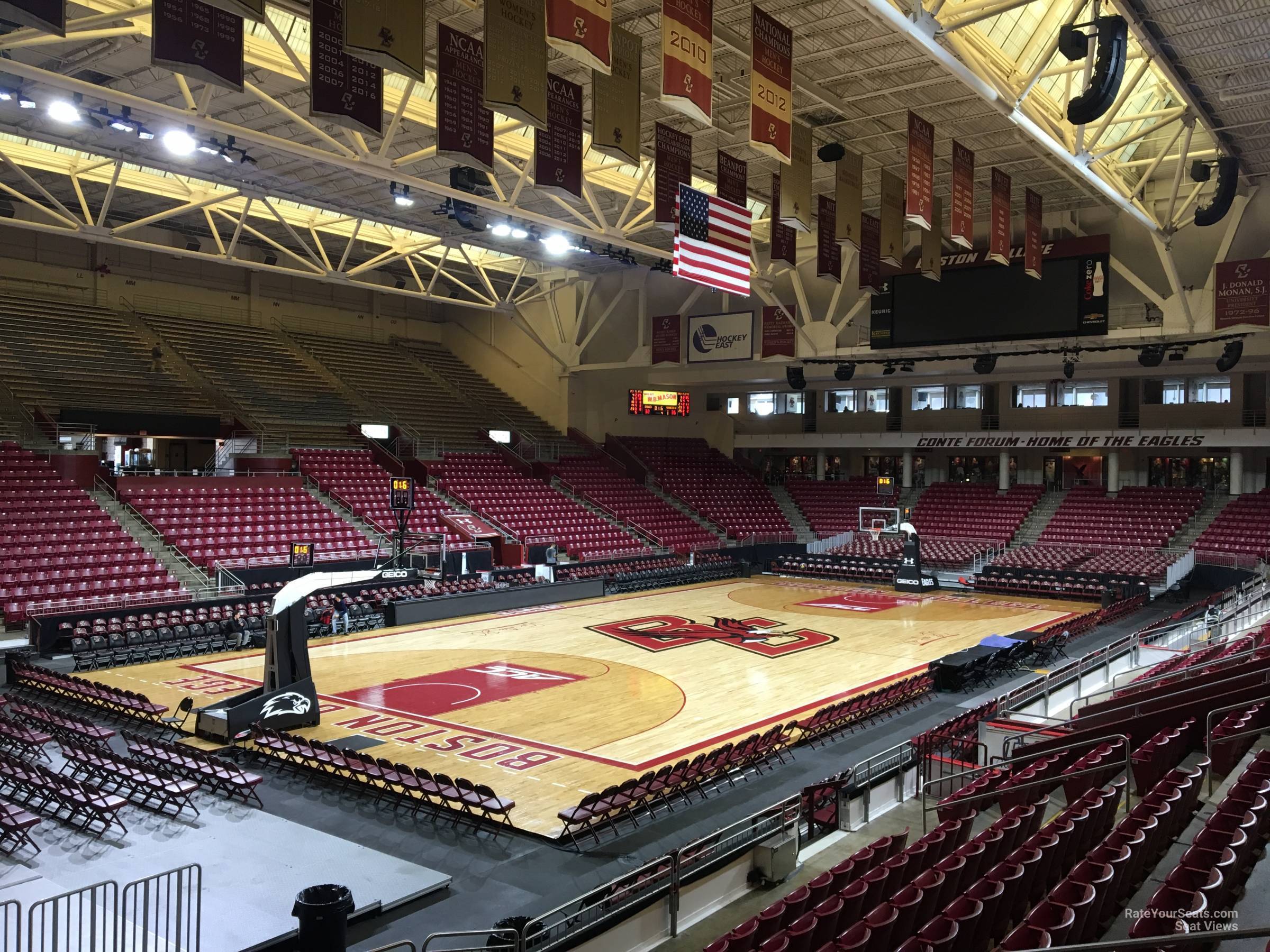 section d, row 11 seat view  - conte forum