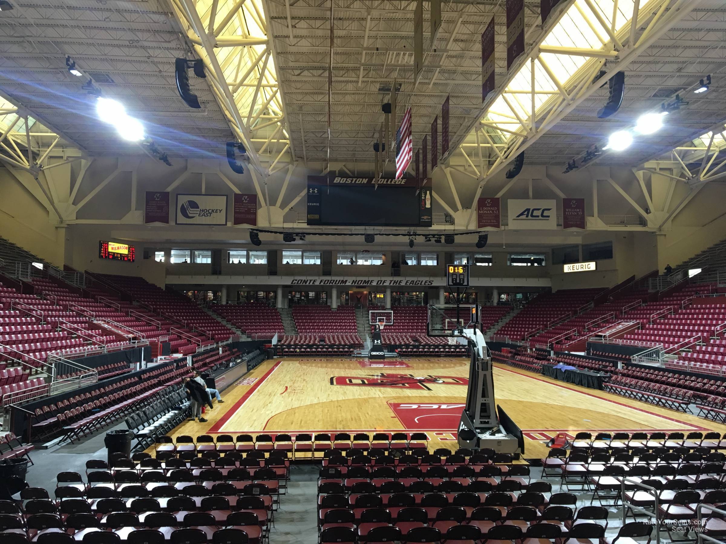 section g, row 5 seat view  - conte forum
