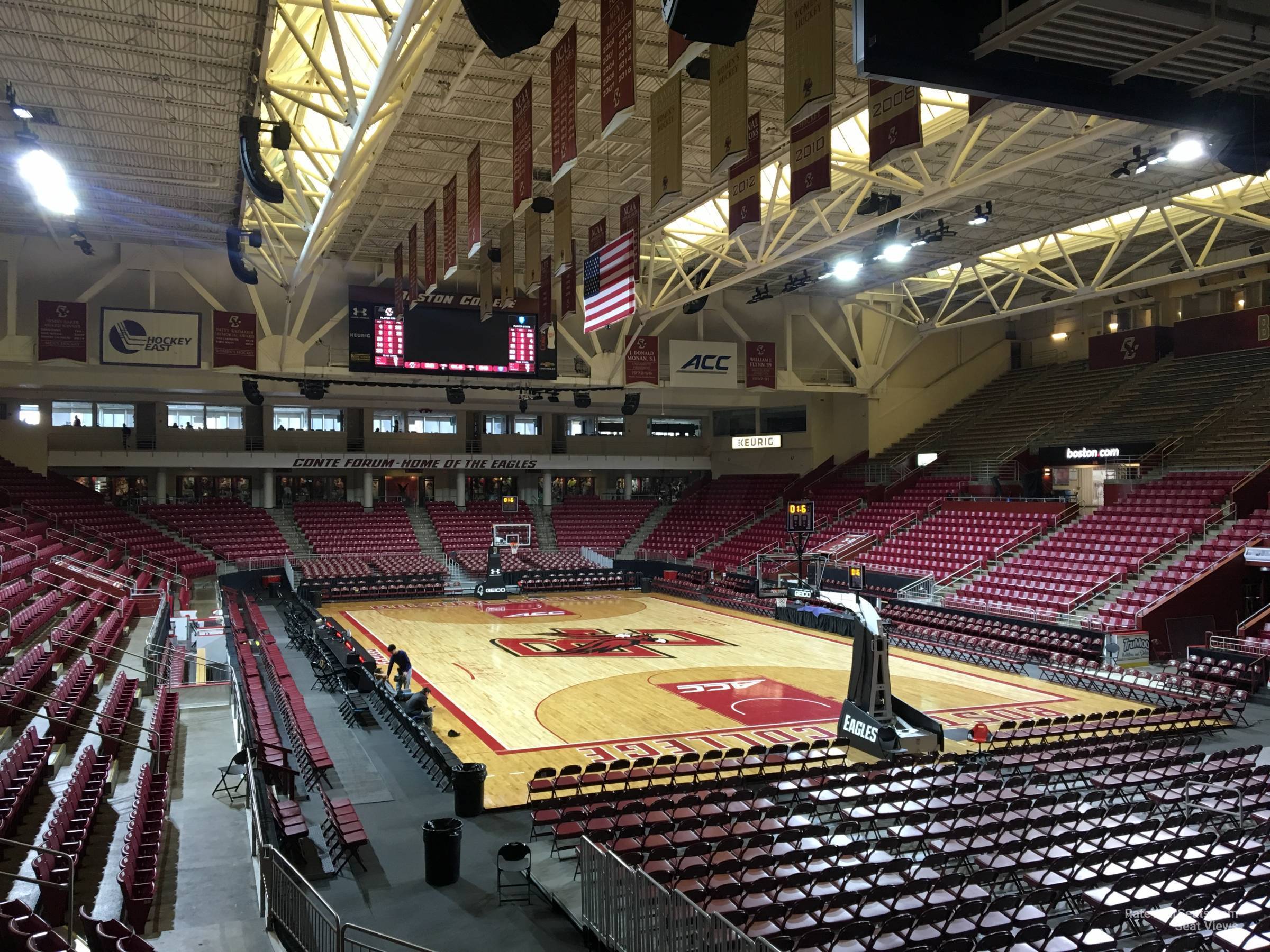 section h, row 11 seat view  - conte forum