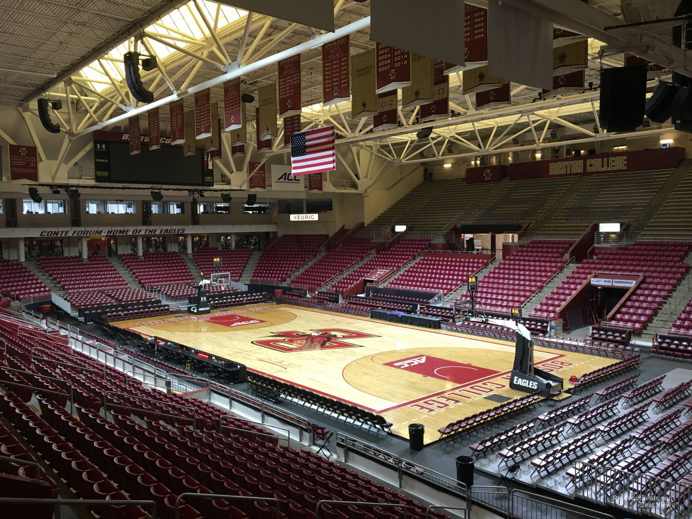 section i, row 18 seat view  - conte forum
