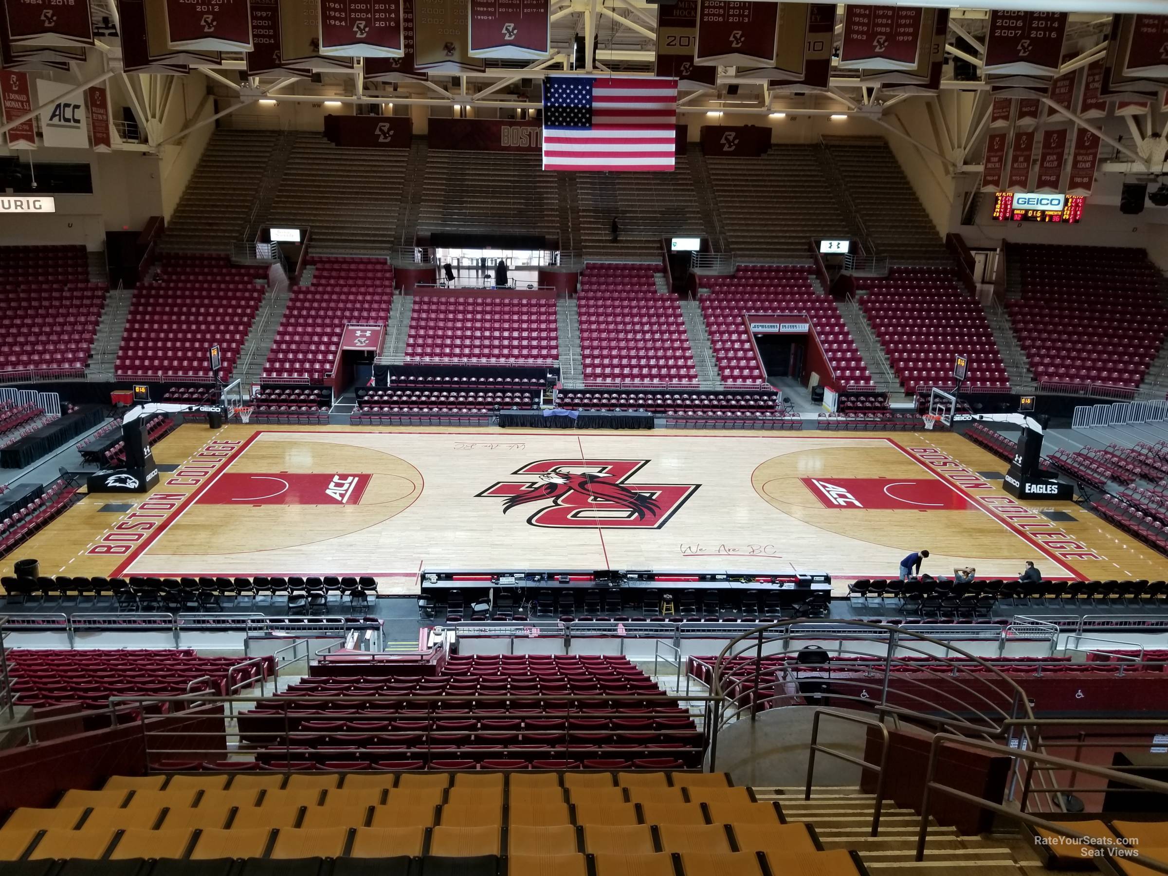 section mm, row 12 seat view  - conte forum