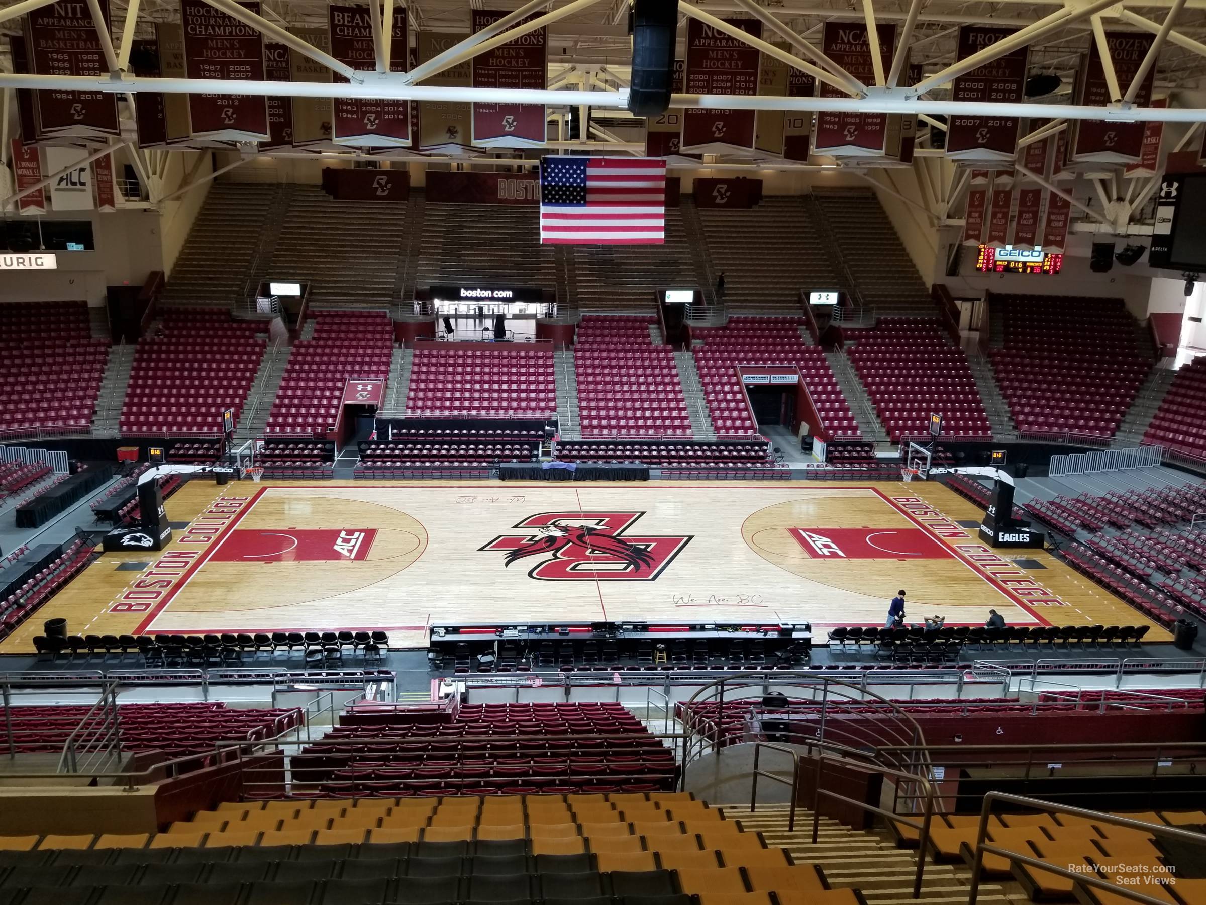 section mm, row 16 seat view  - conte forum