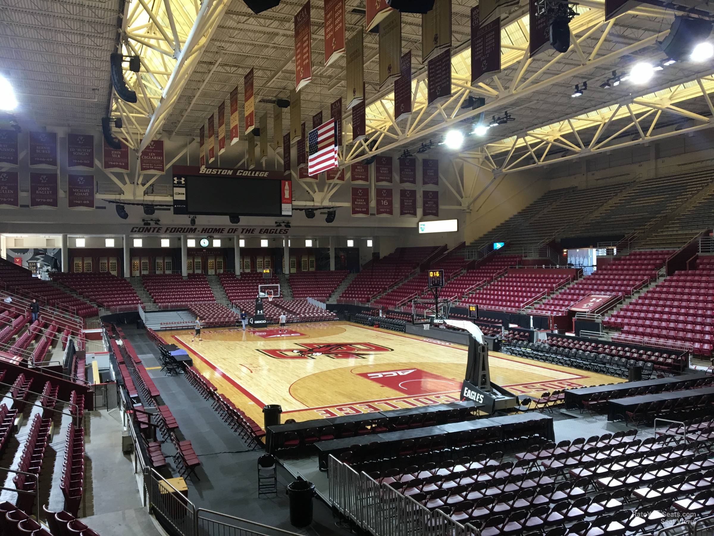 section t, row 11 seat view  - conte forum