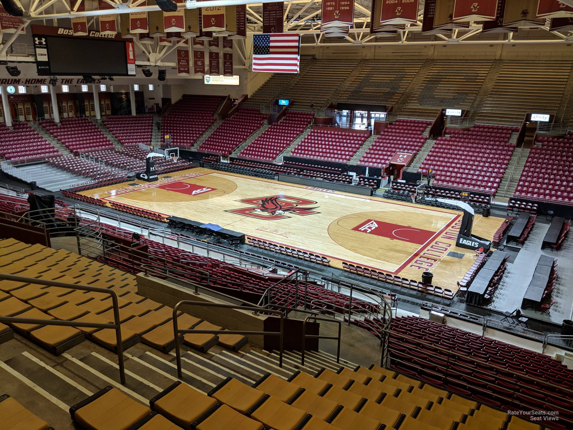 section vv, row 12 seat view  - conte forum