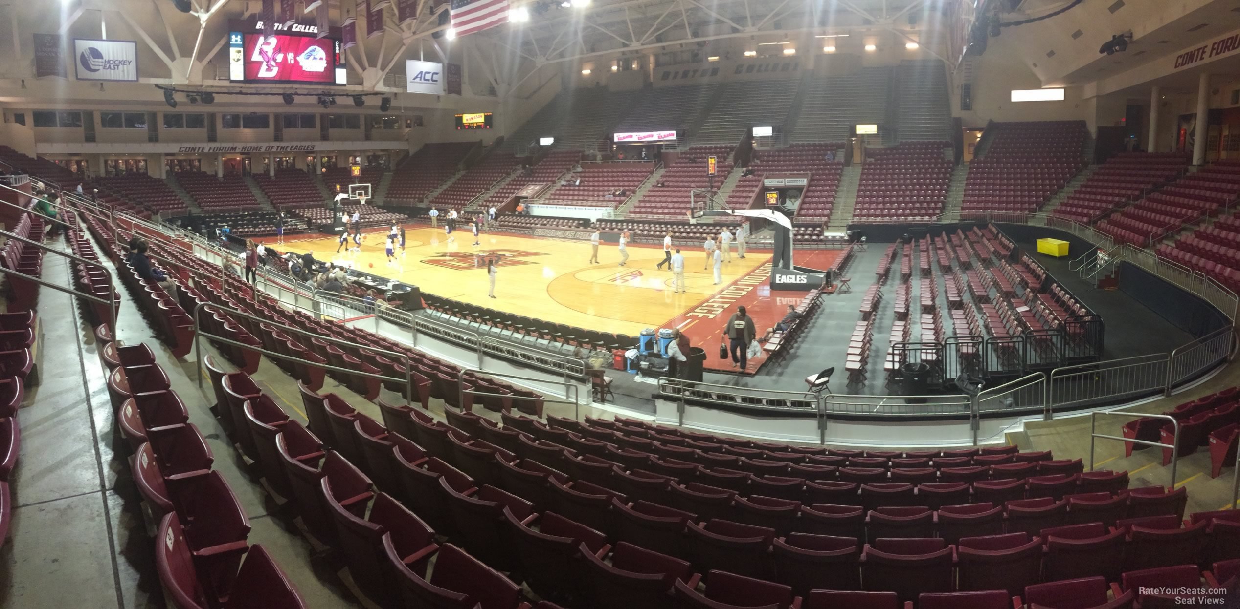 Conte Forum Seating Chart