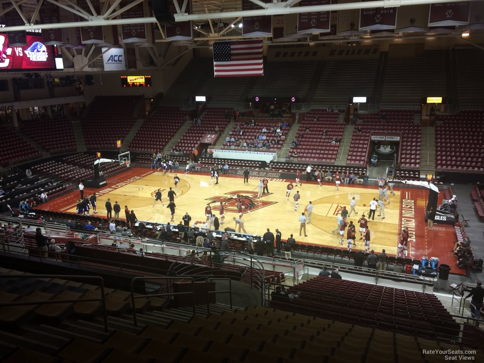 Conte Forum Basketball Seating Chart