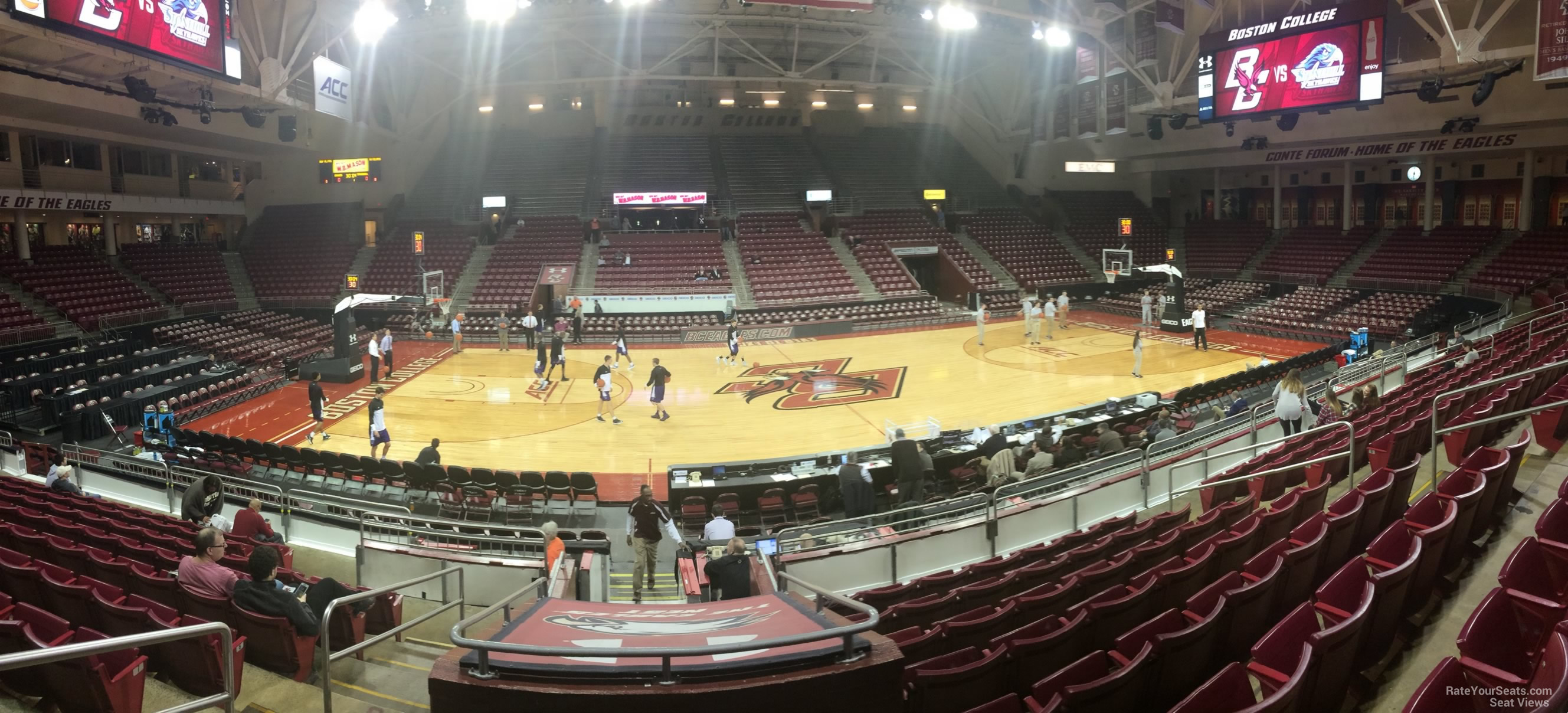 Boston College Basketball Seating Chart