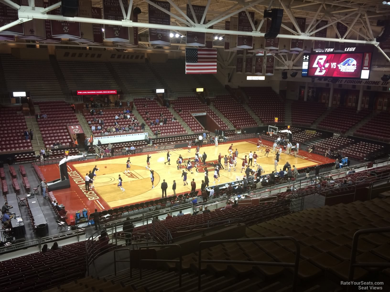 Conte Forum Seating Chart