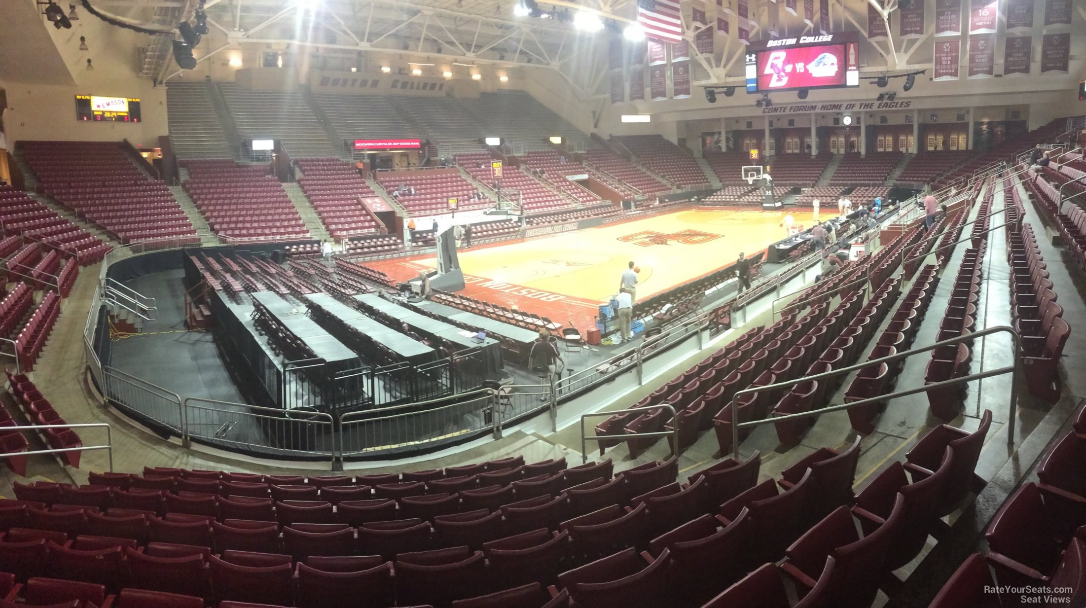 Conte Forum Seating Chart