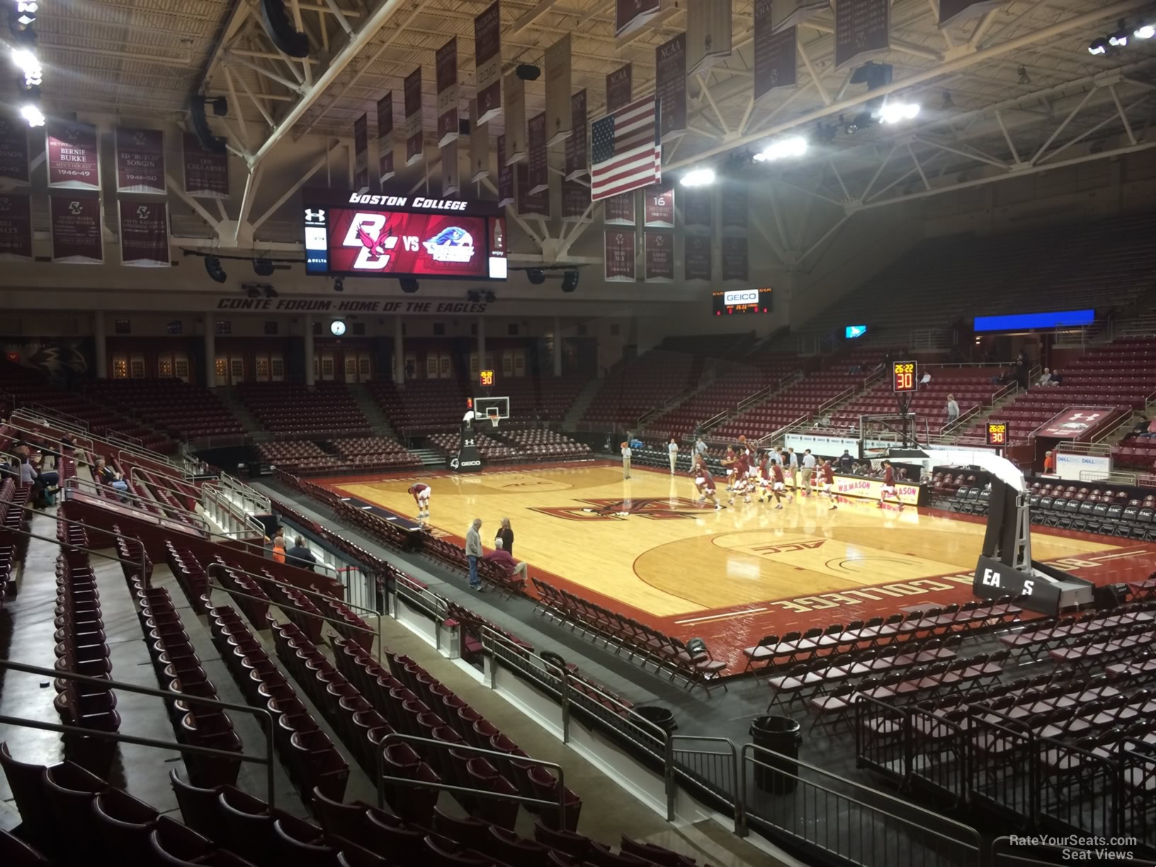 Conte Forum Interactive Seating Chart