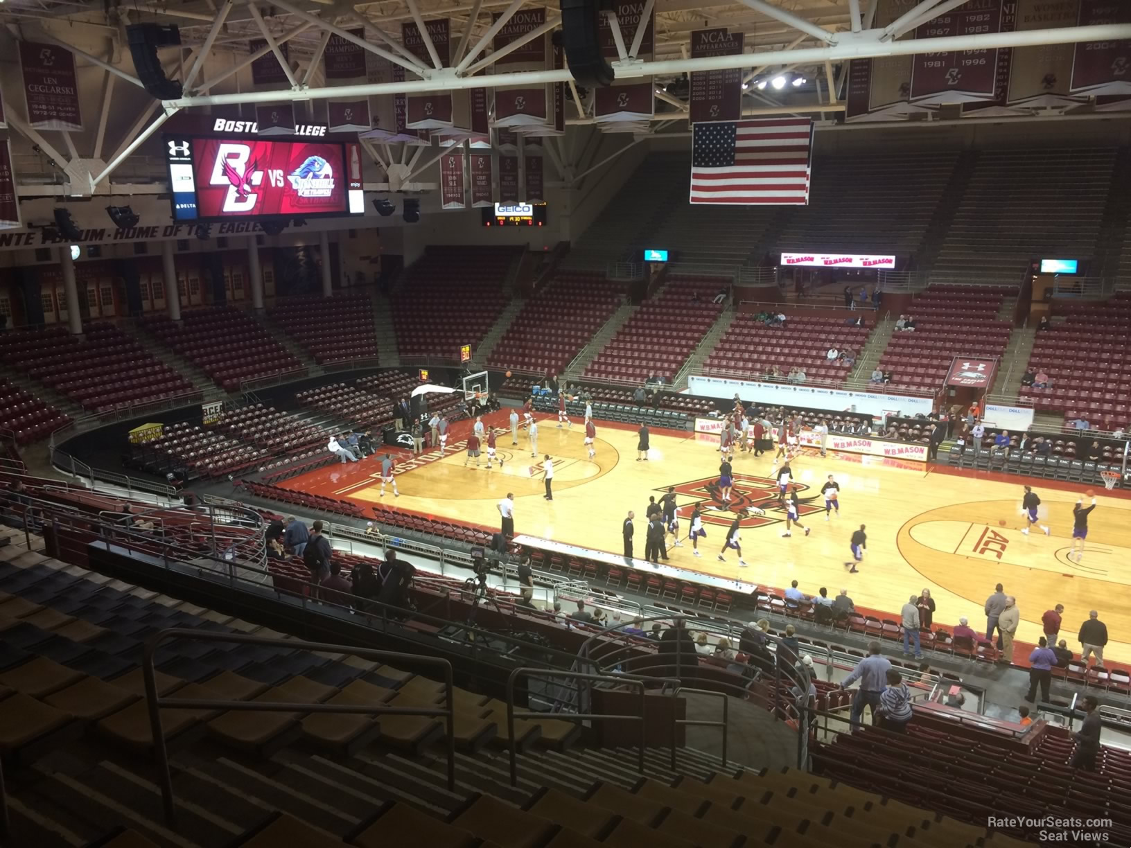 Conte Forum Basketball Seating Chart