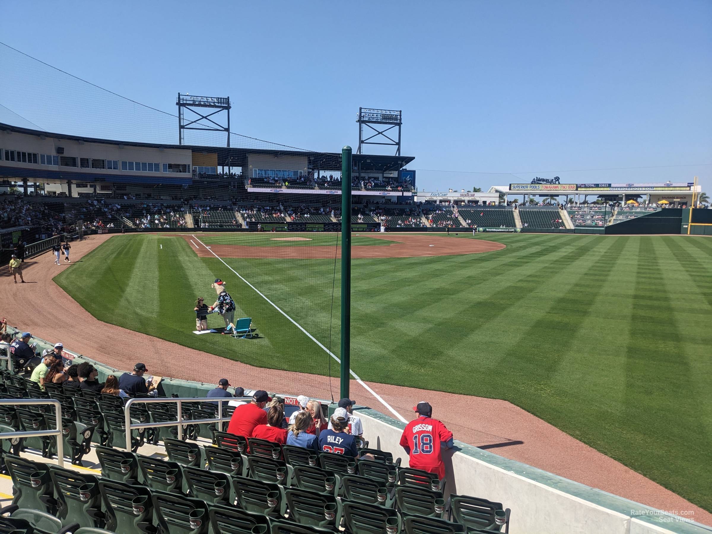 section 101, row 11 seat view  - cooltoday park