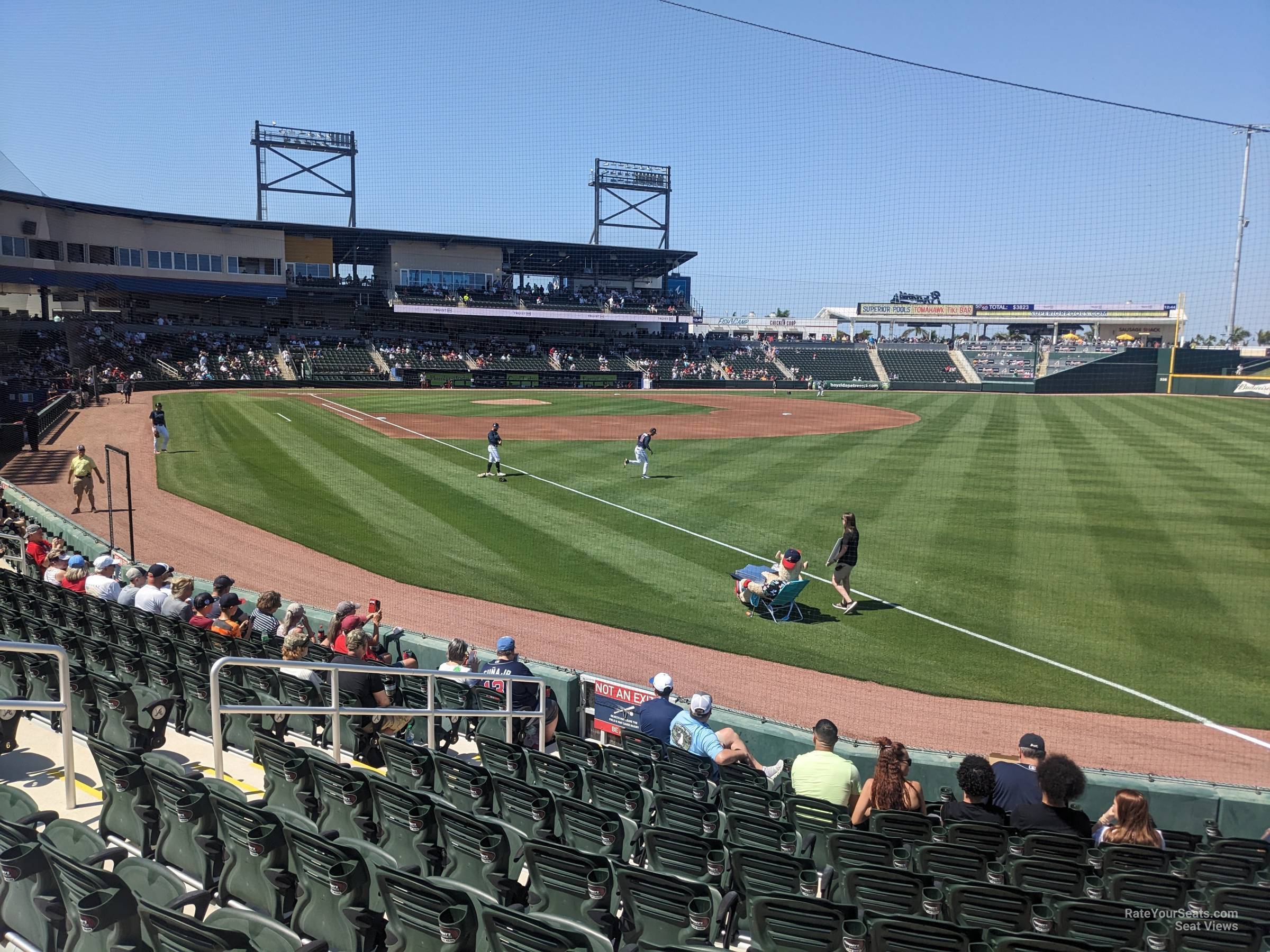 section 102, row 11 seat view  - cooltoday park