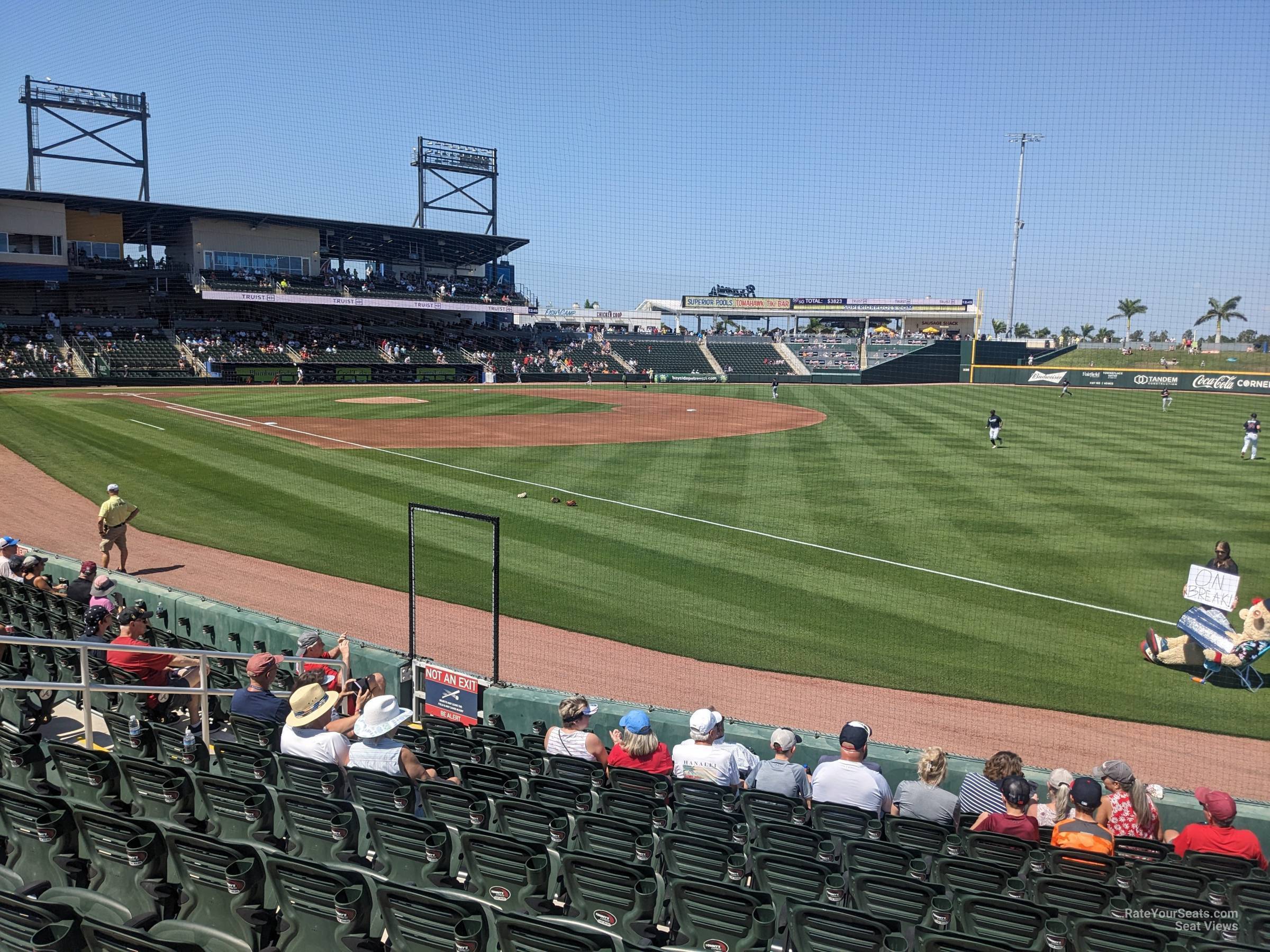 section 103, row 11 seat view  - cooltoday park