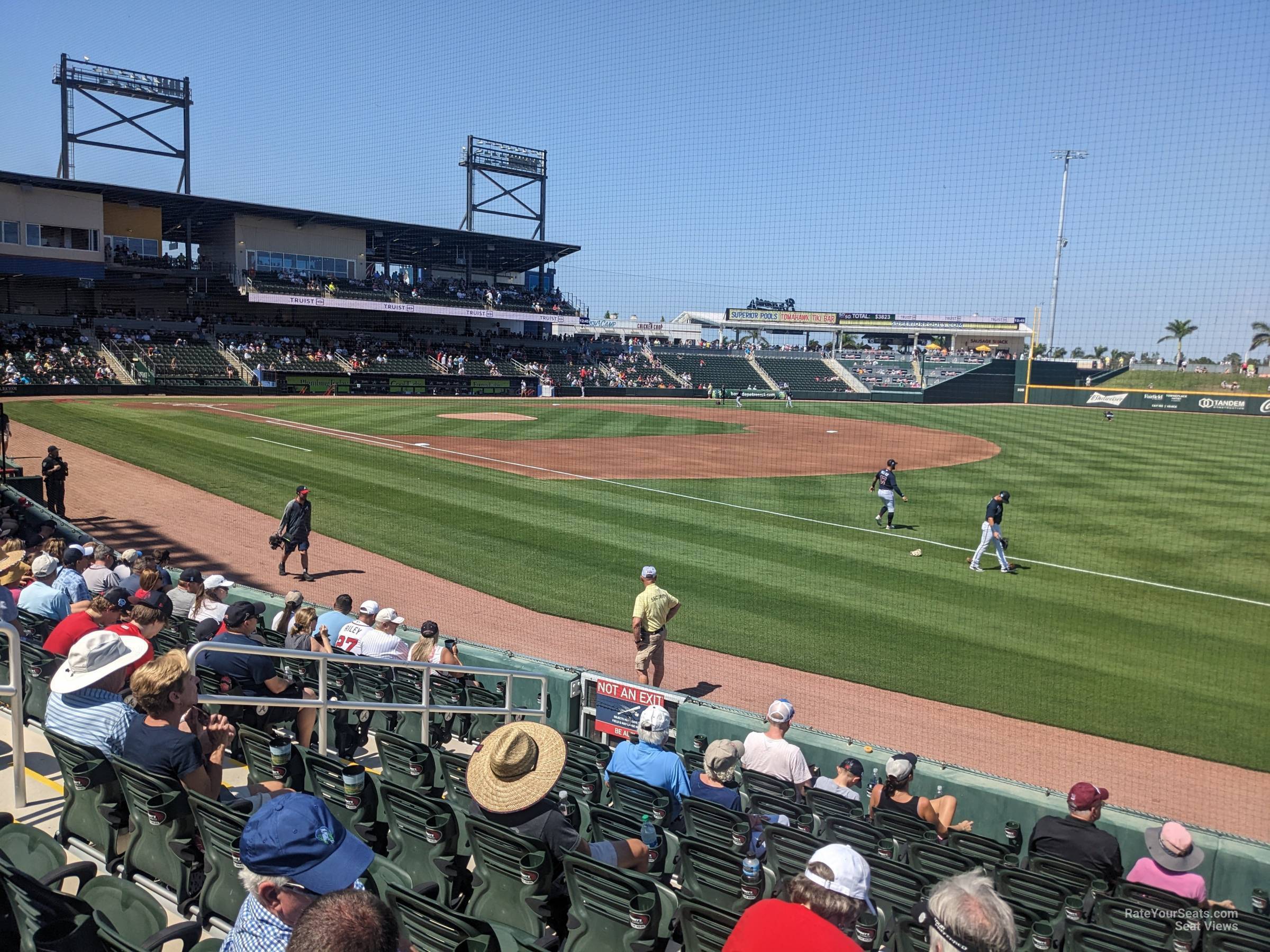 section 104, row 11 seat view  - cooltoday park