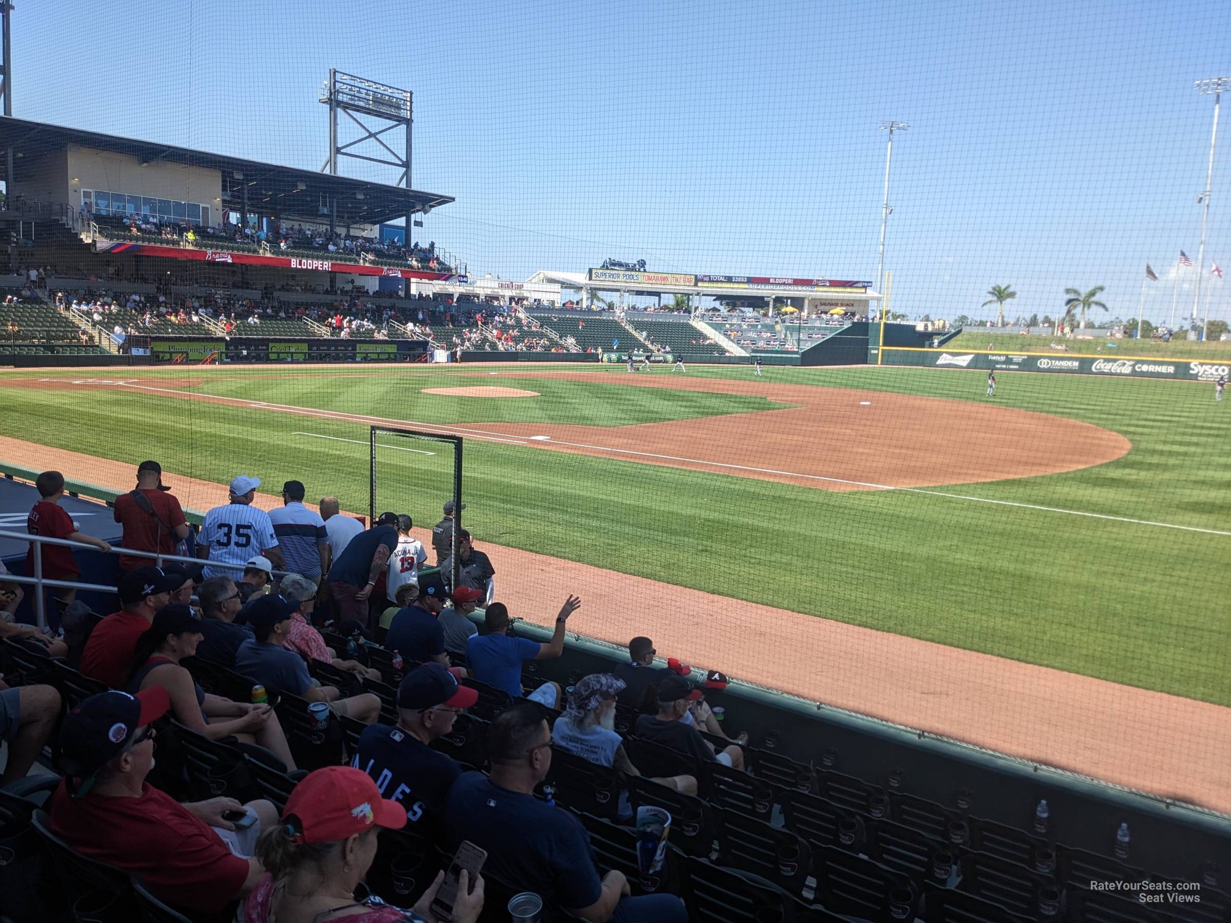 section 106, row 11 seat view  - cooltoday park