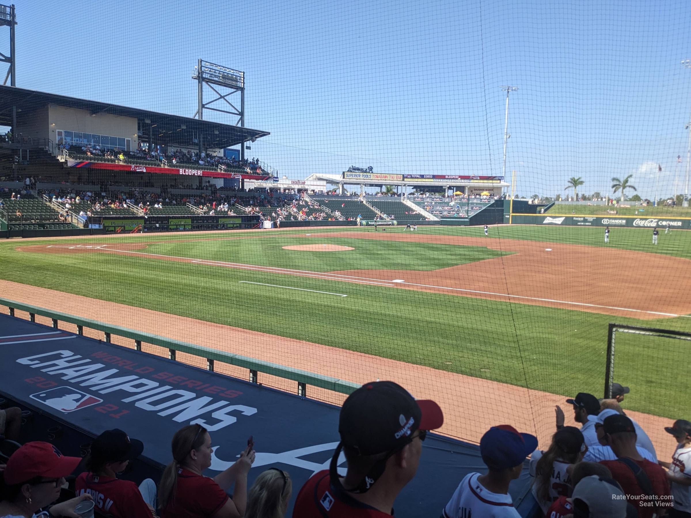 section 107, row 9 seat view  - cooltoday park