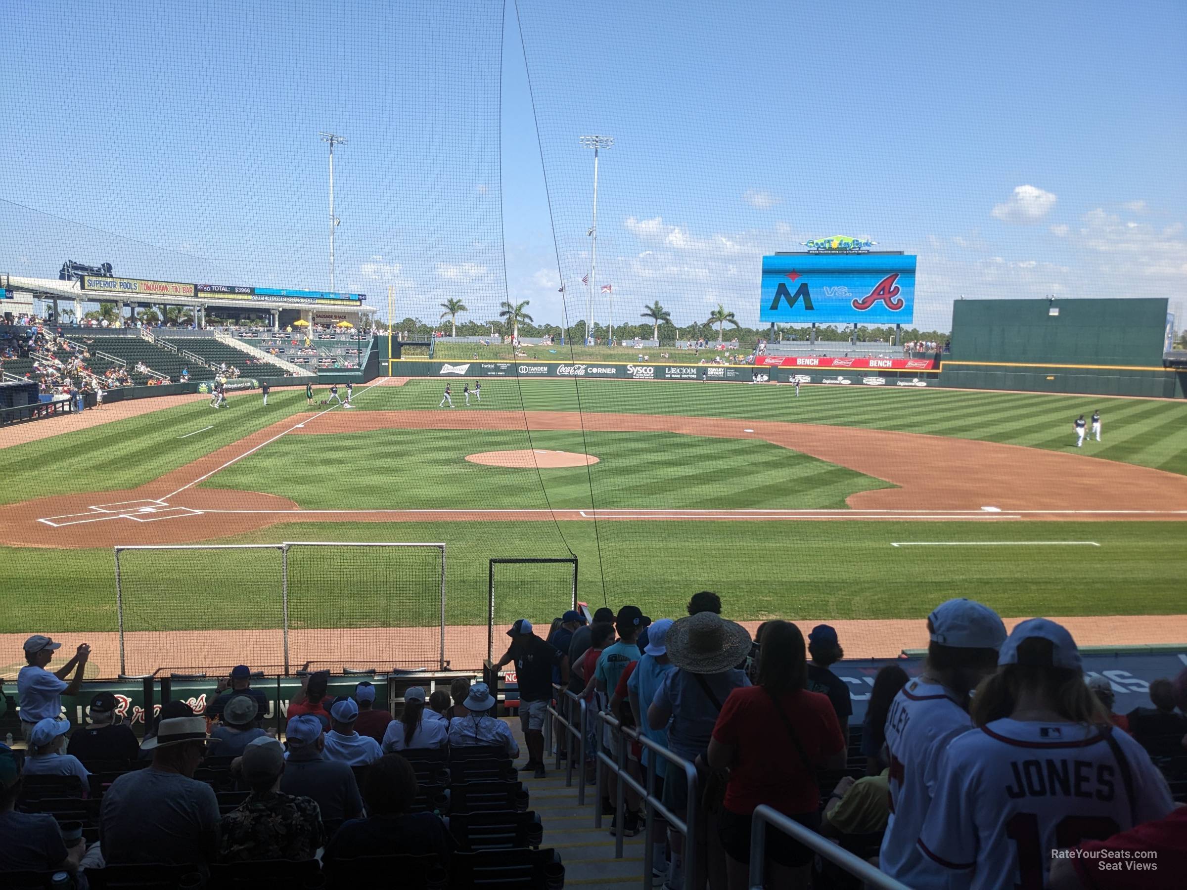 section 110, row 14 seat view  - cooltoday park