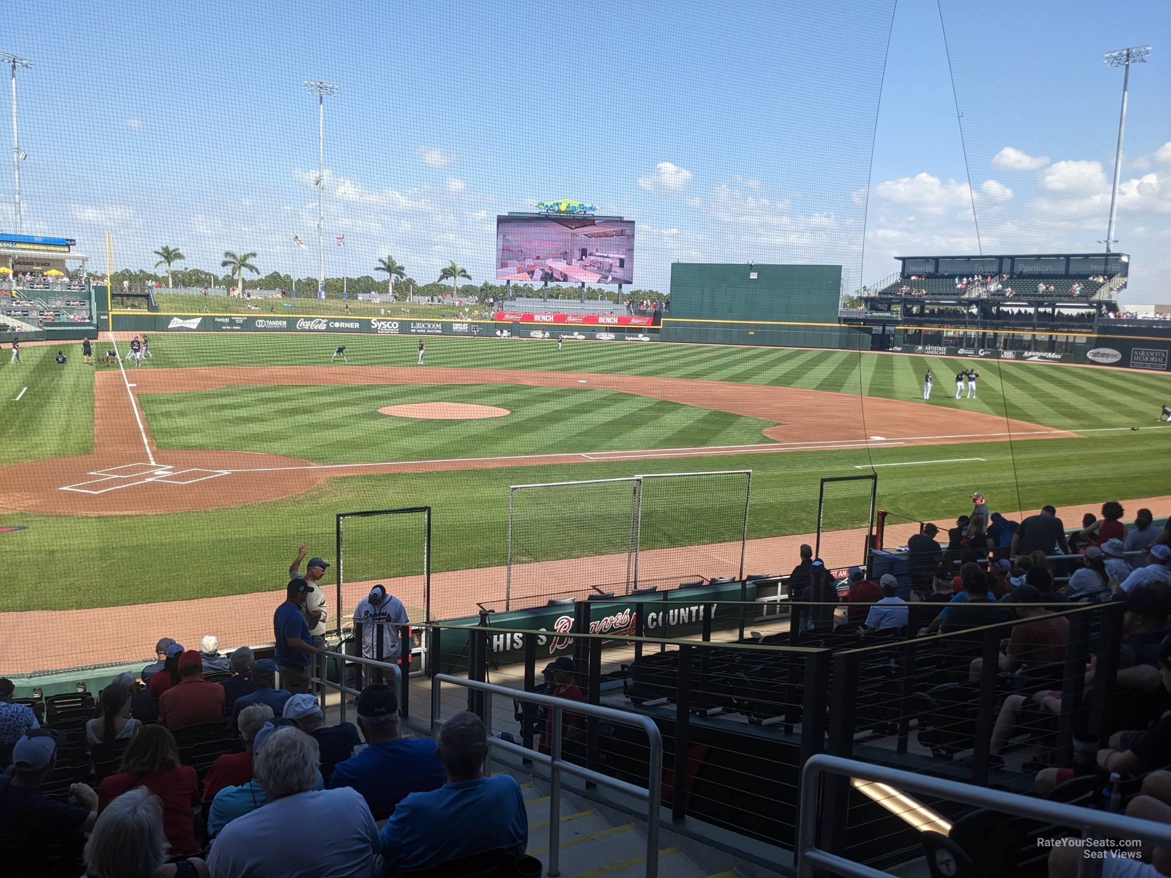 section 111, row 13 seat view  - cooltoday park