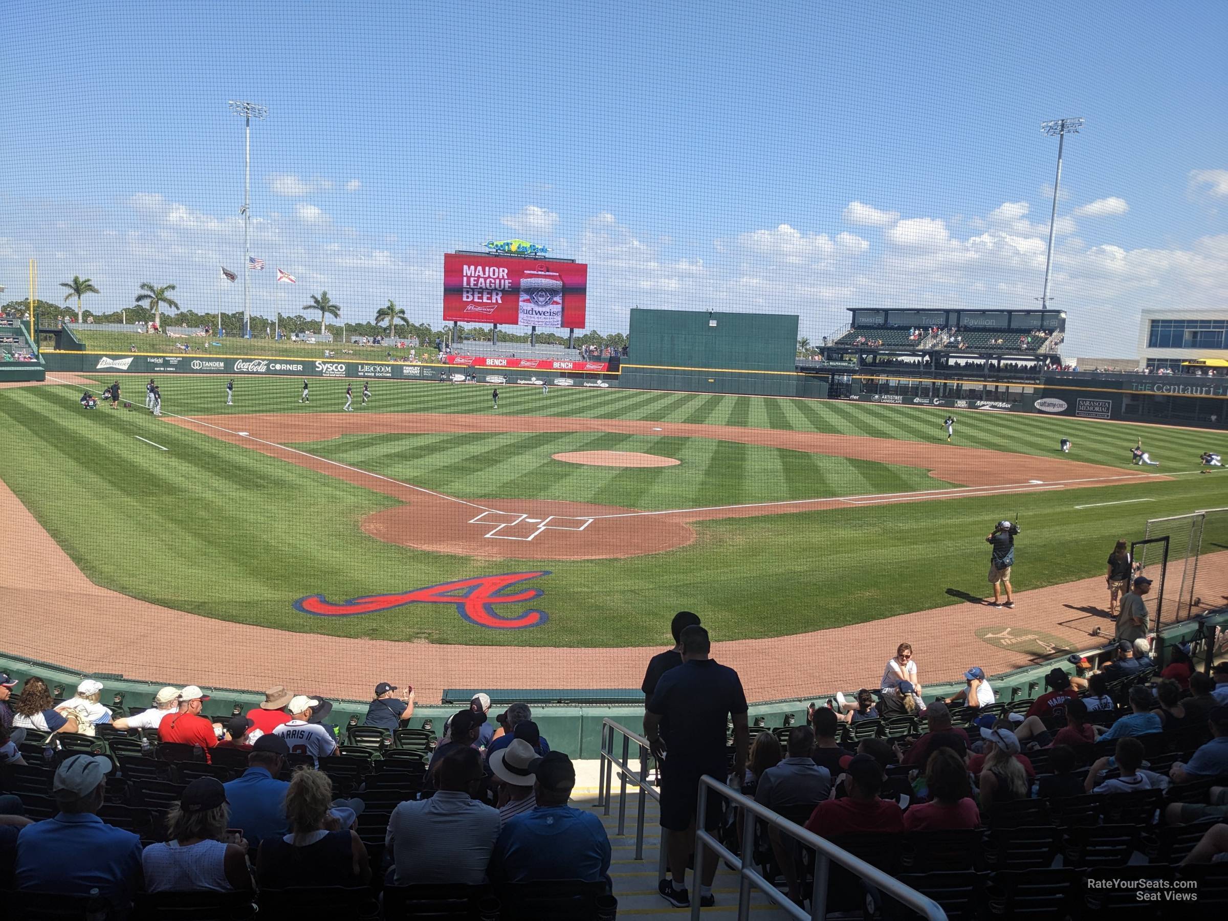 section 112, row 13 seat view  - cooltoday park