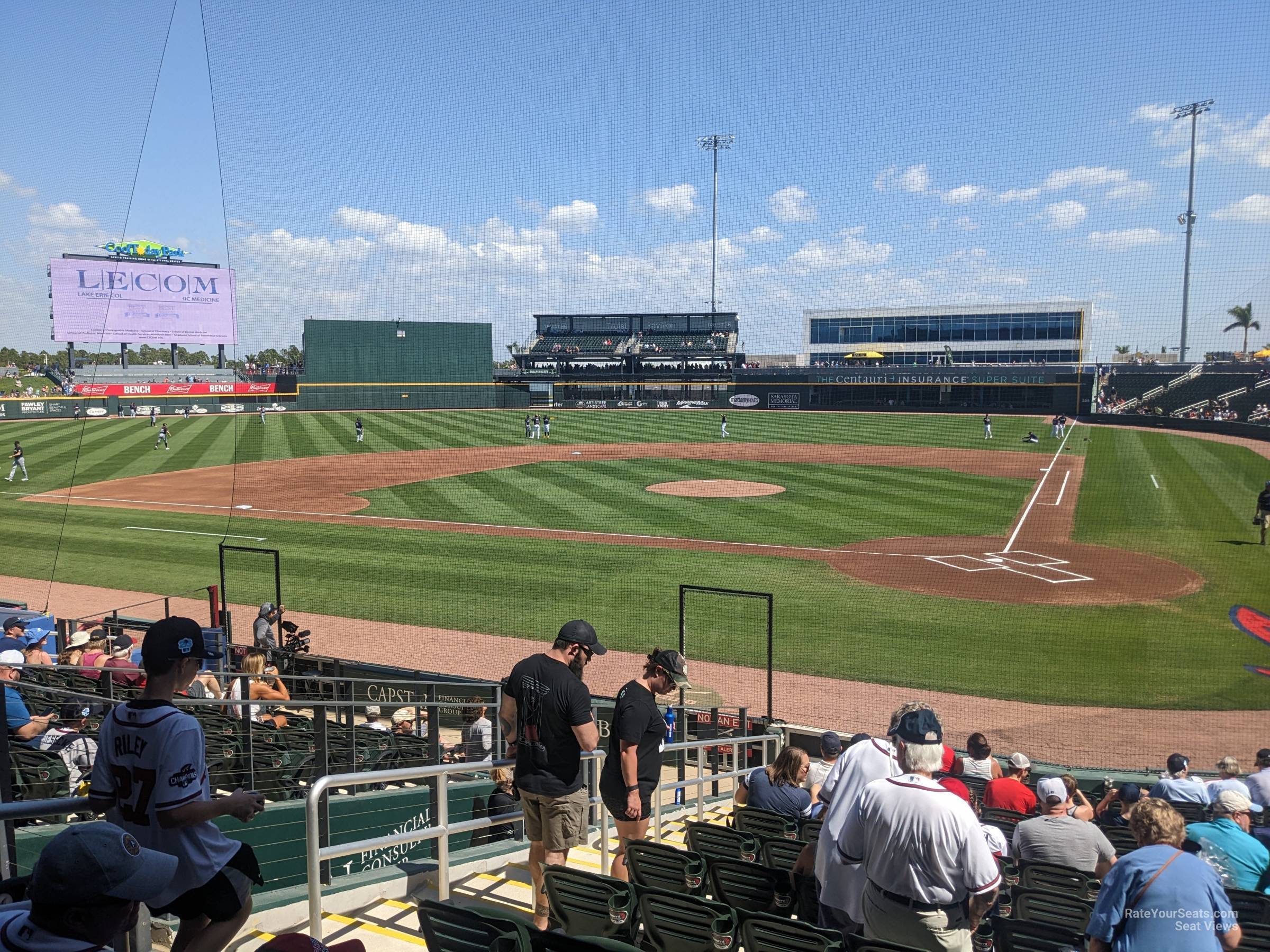 section 113, row 13 seat view  - cooltoday park