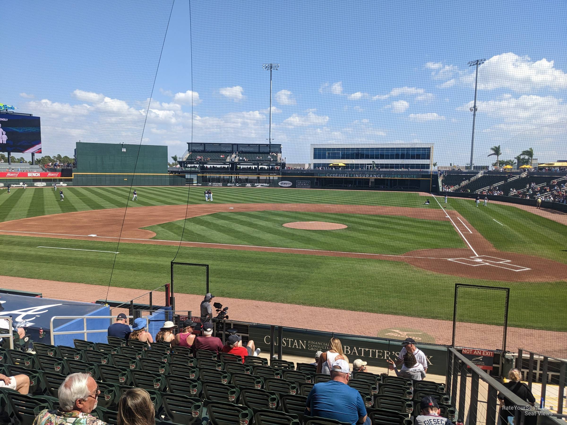 section 114, row 13 seat view  - cooltoday park