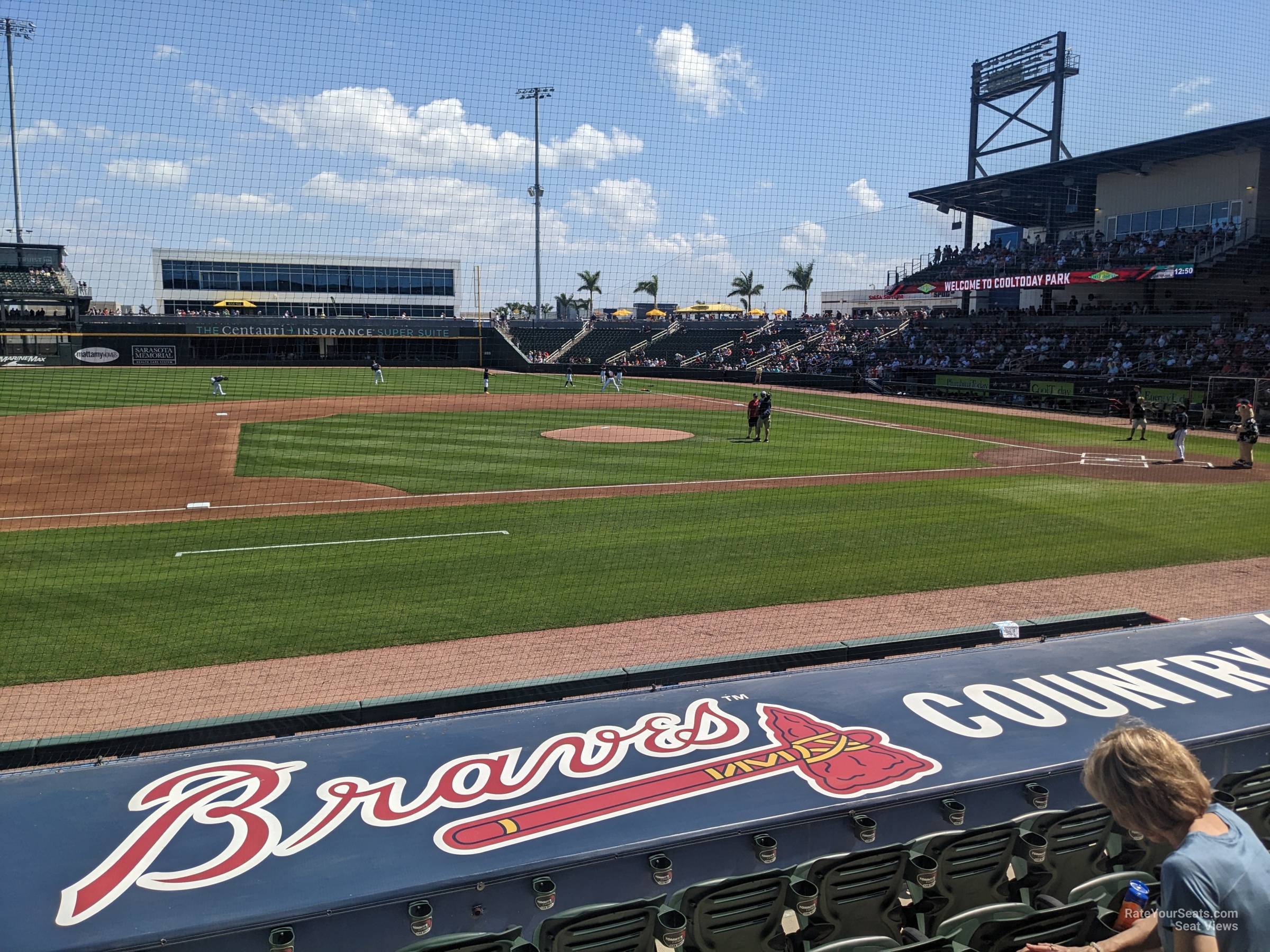 section 116, row 13 seat view  - cooltoday park