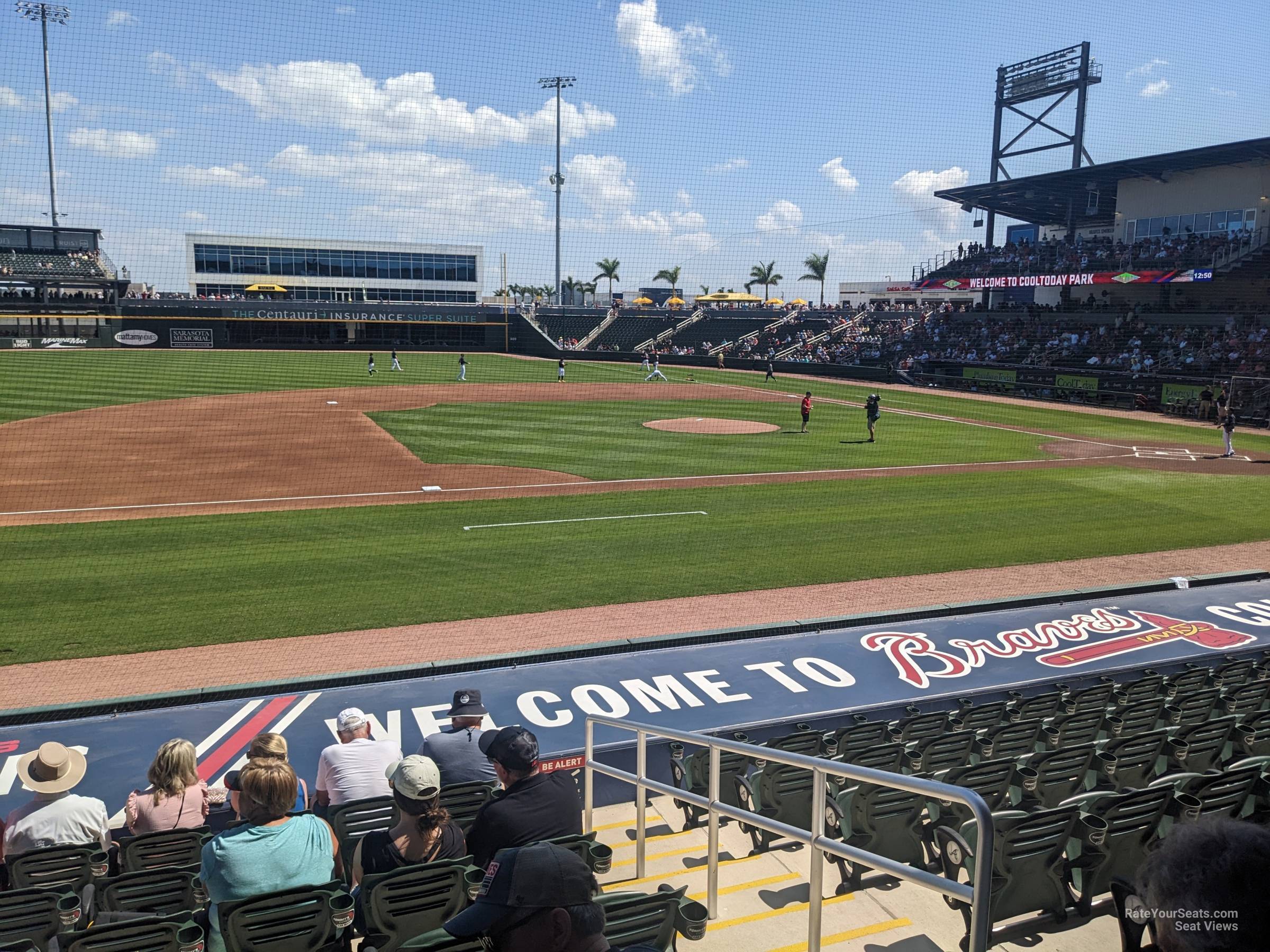 section 117, row 13 seat view  - cooltoday park