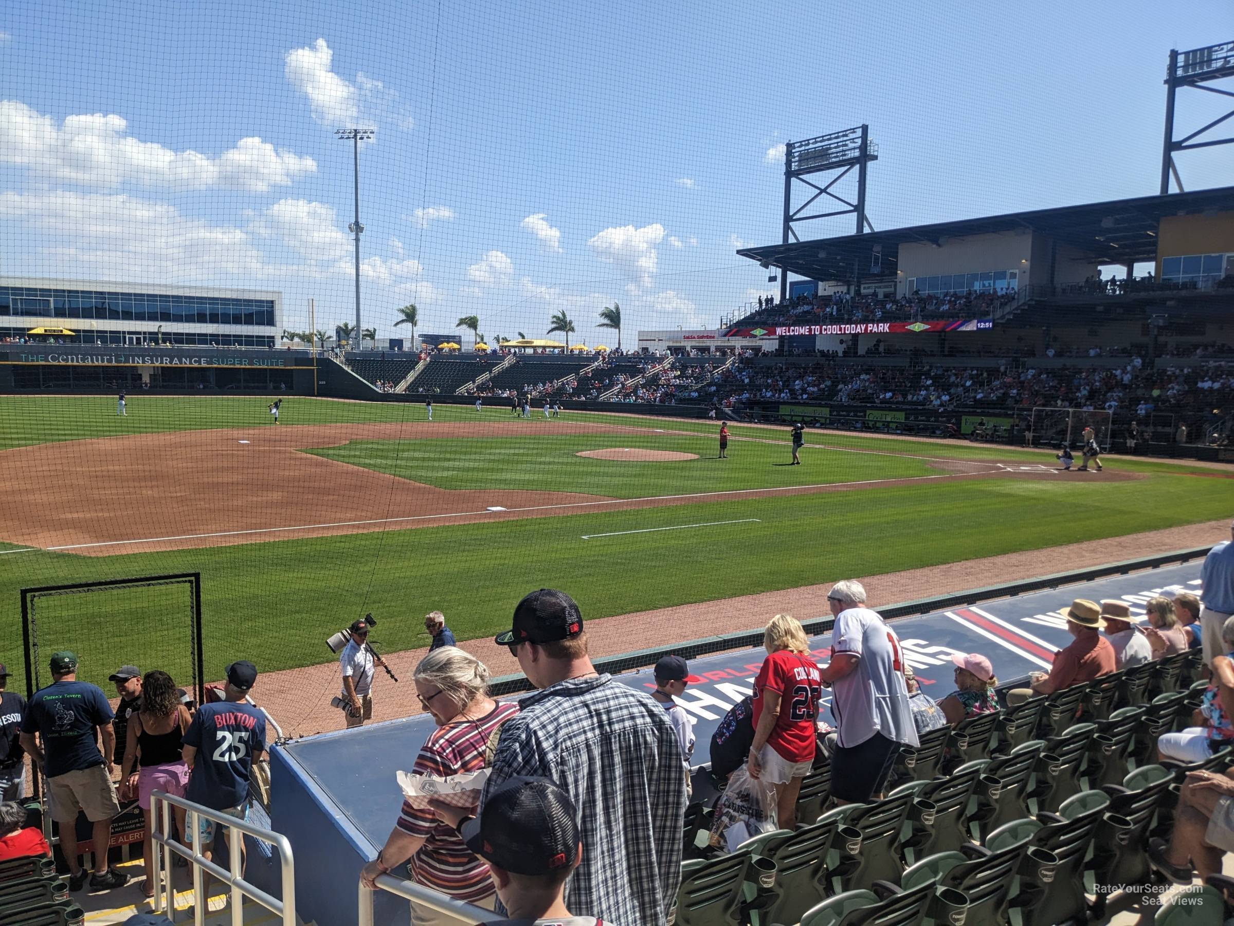 section 118, row 10 seat view  - cooltoday park