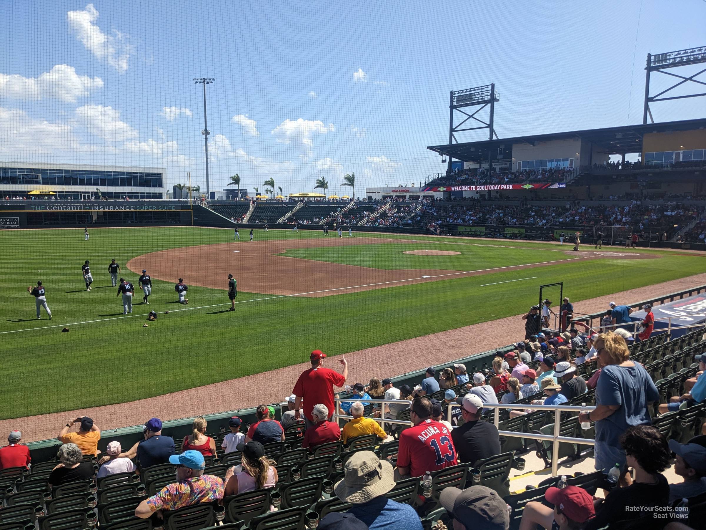 section 119, row 13 seat view  - cooltoday park