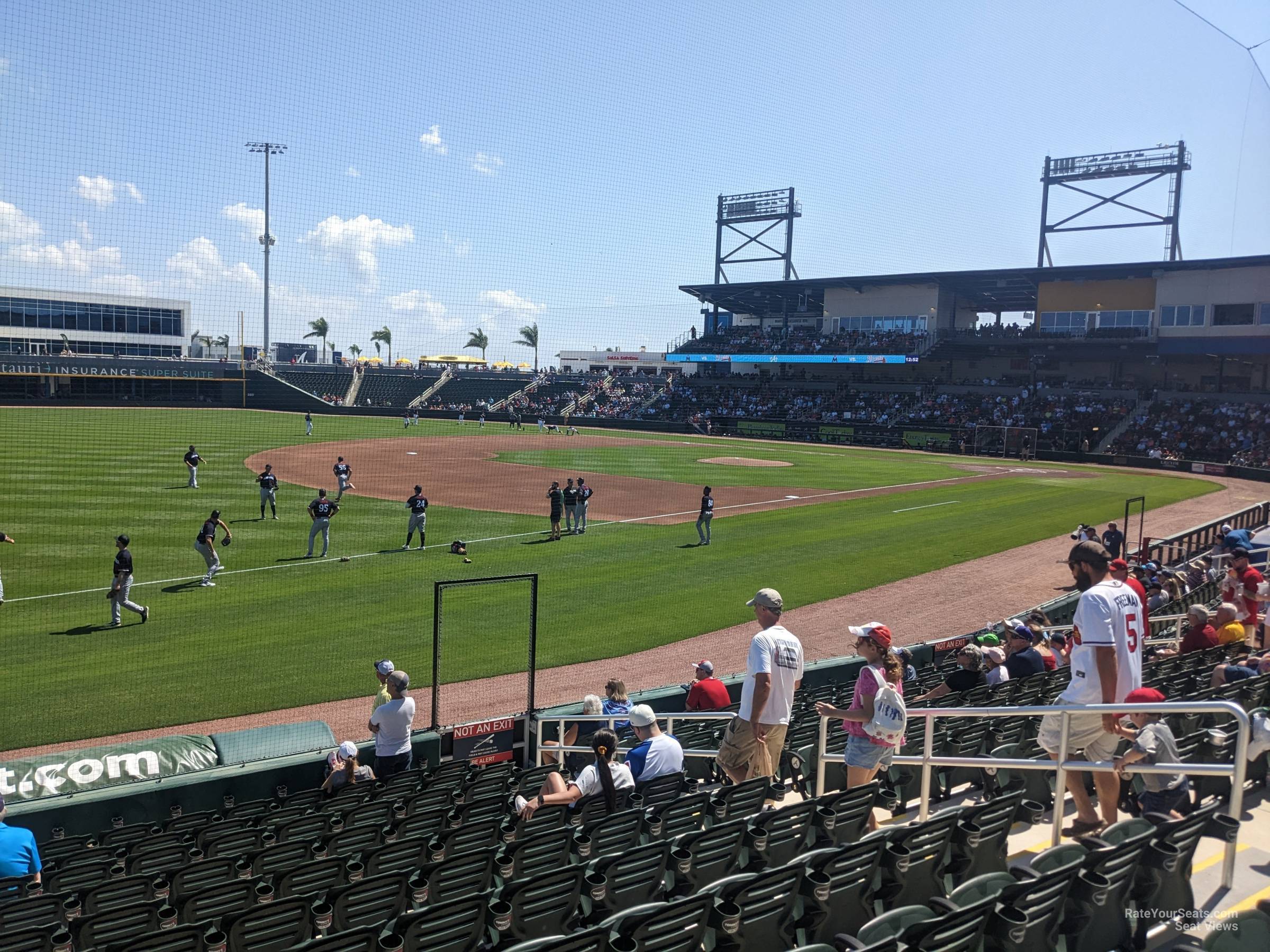 section 120, row 12 seat view  - cooltoday park