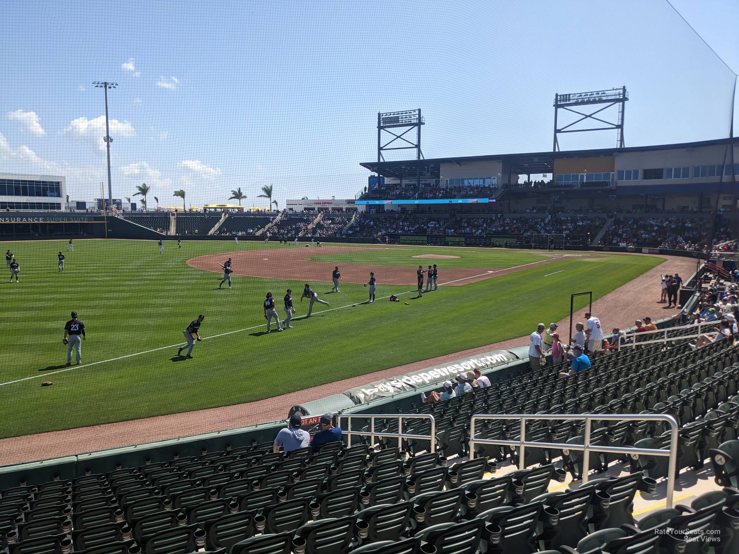 section 121, row 12 seat view  - cooltoday park