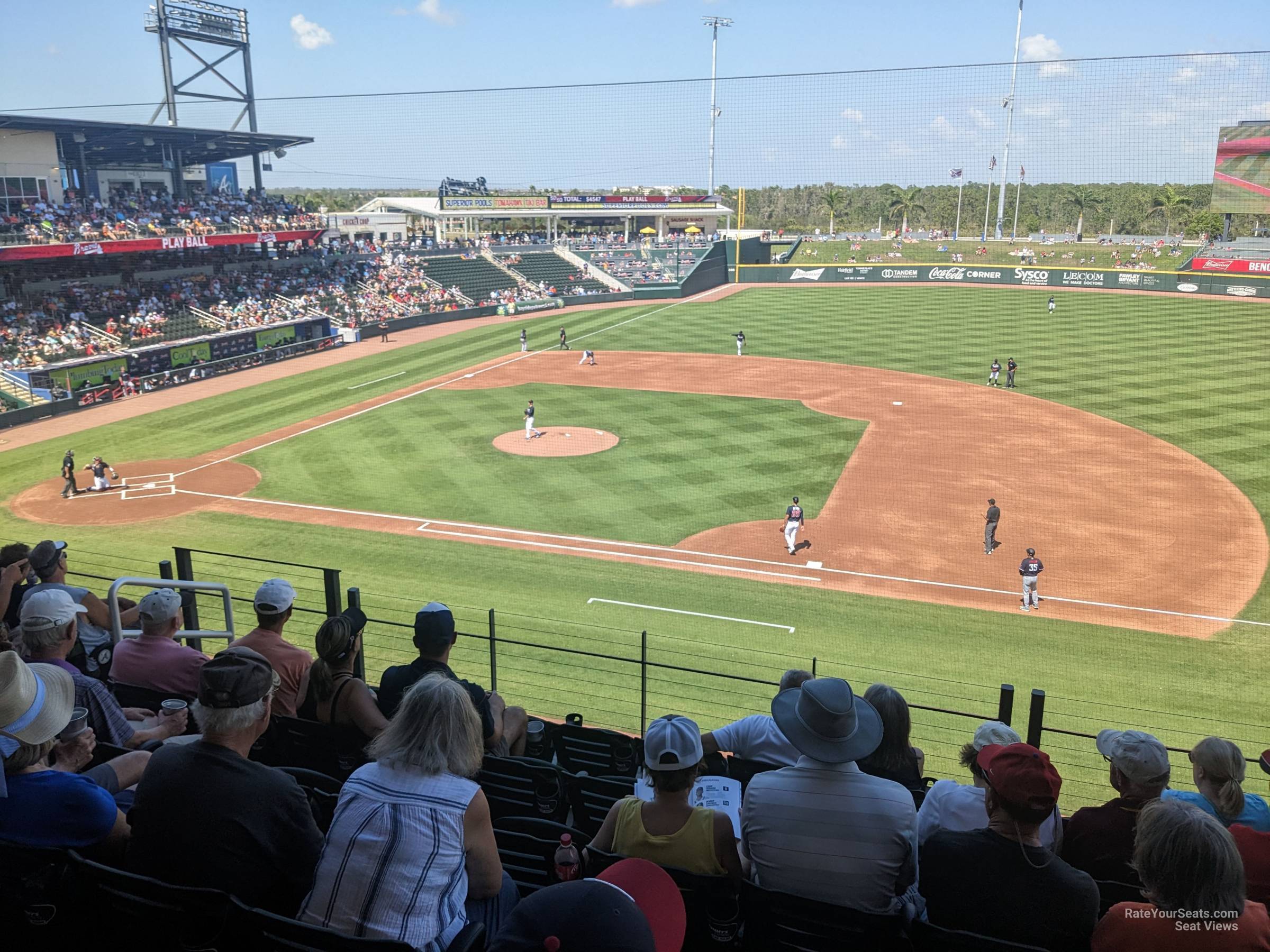 section 202, row 5 seat view  - cooltoday park