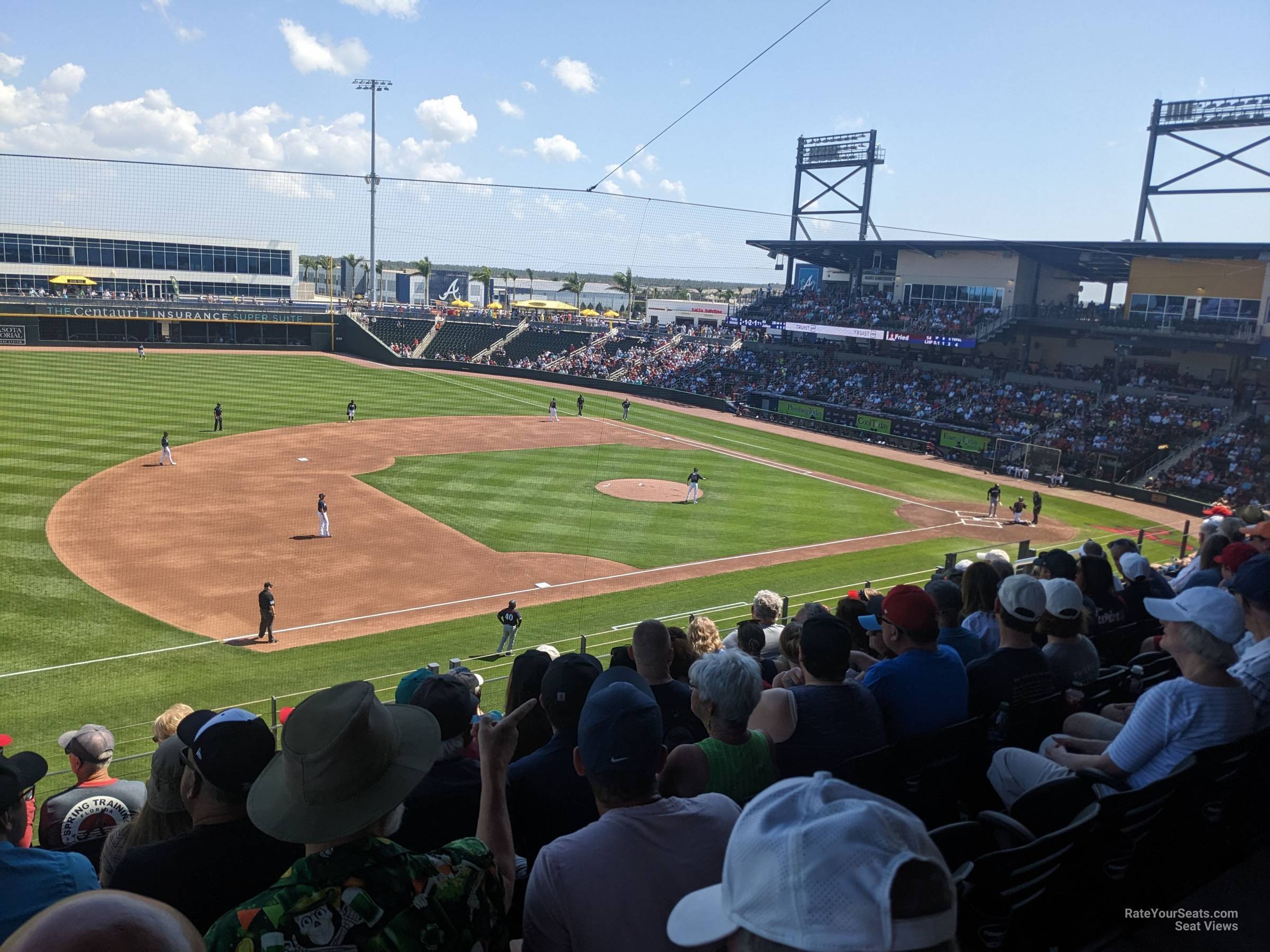 section 204, row 5 seat view  - cooltoday park