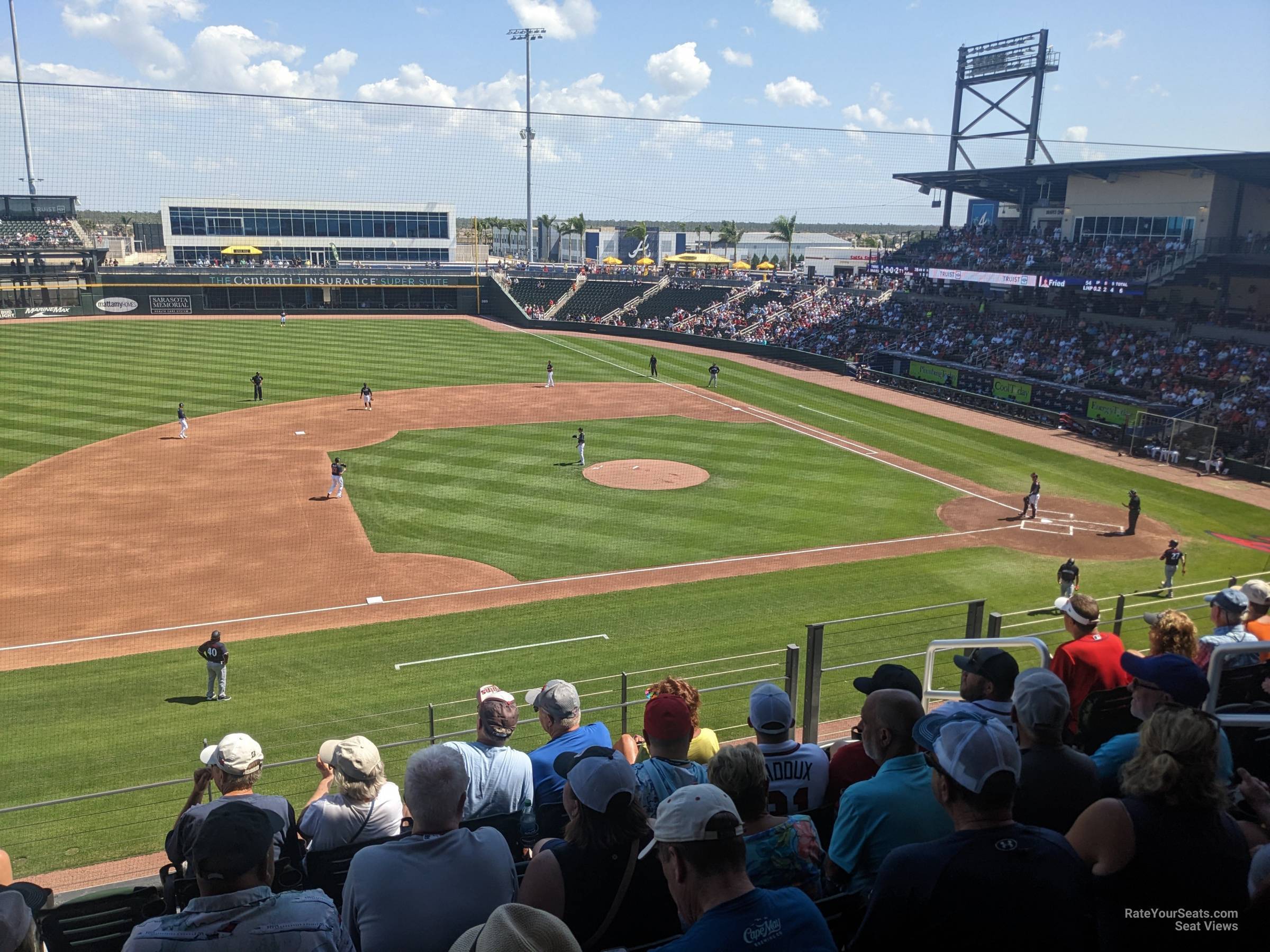 section 205, row 5 seat view  - cooltoday park