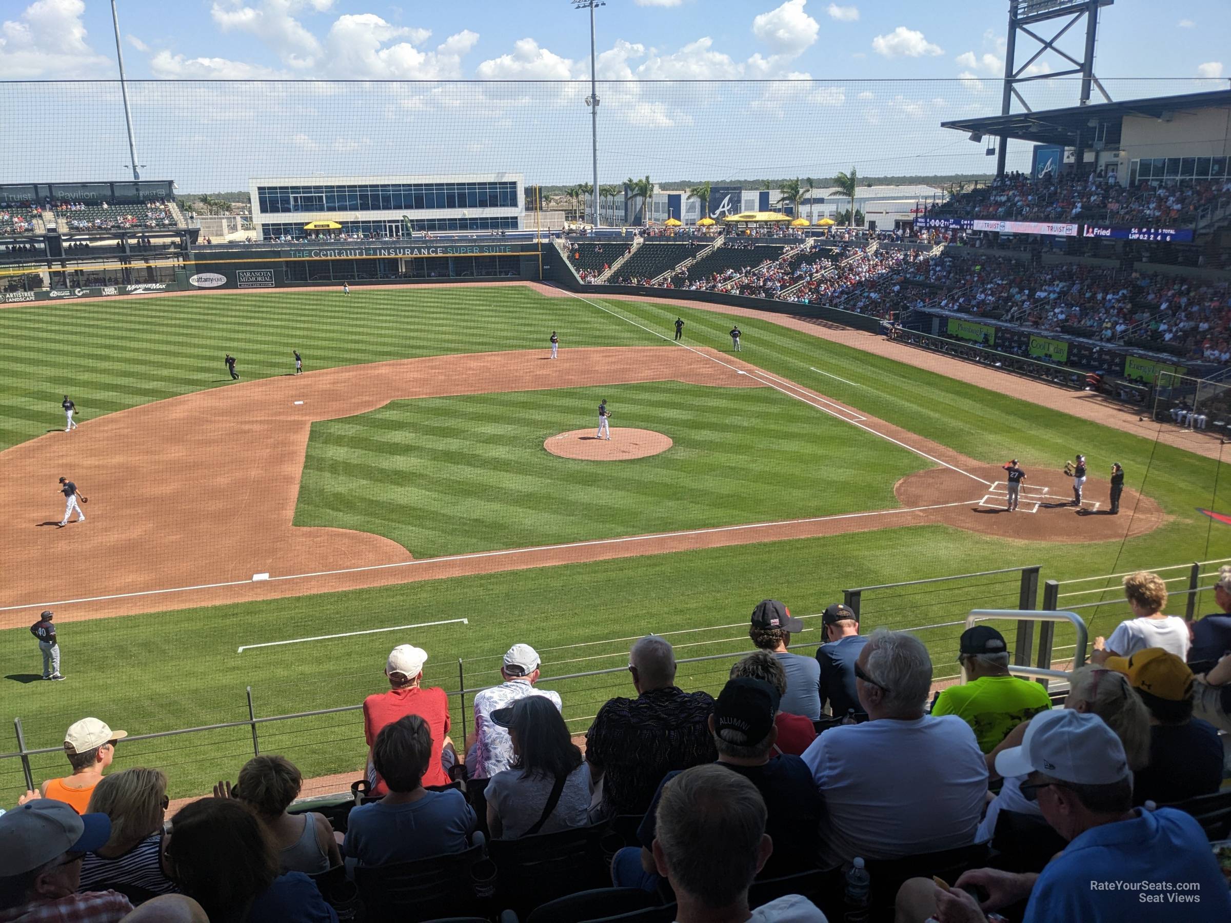 section 206, row 5 seat view  - cooltoday park