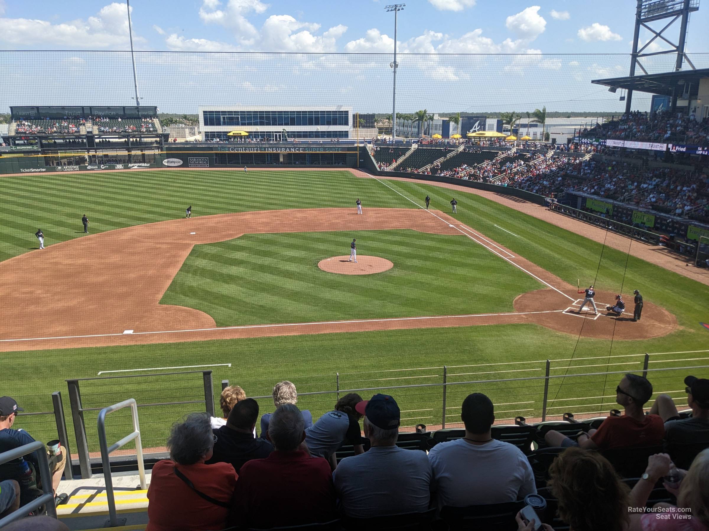 section 207, row 5 seat view  - cooltoday park