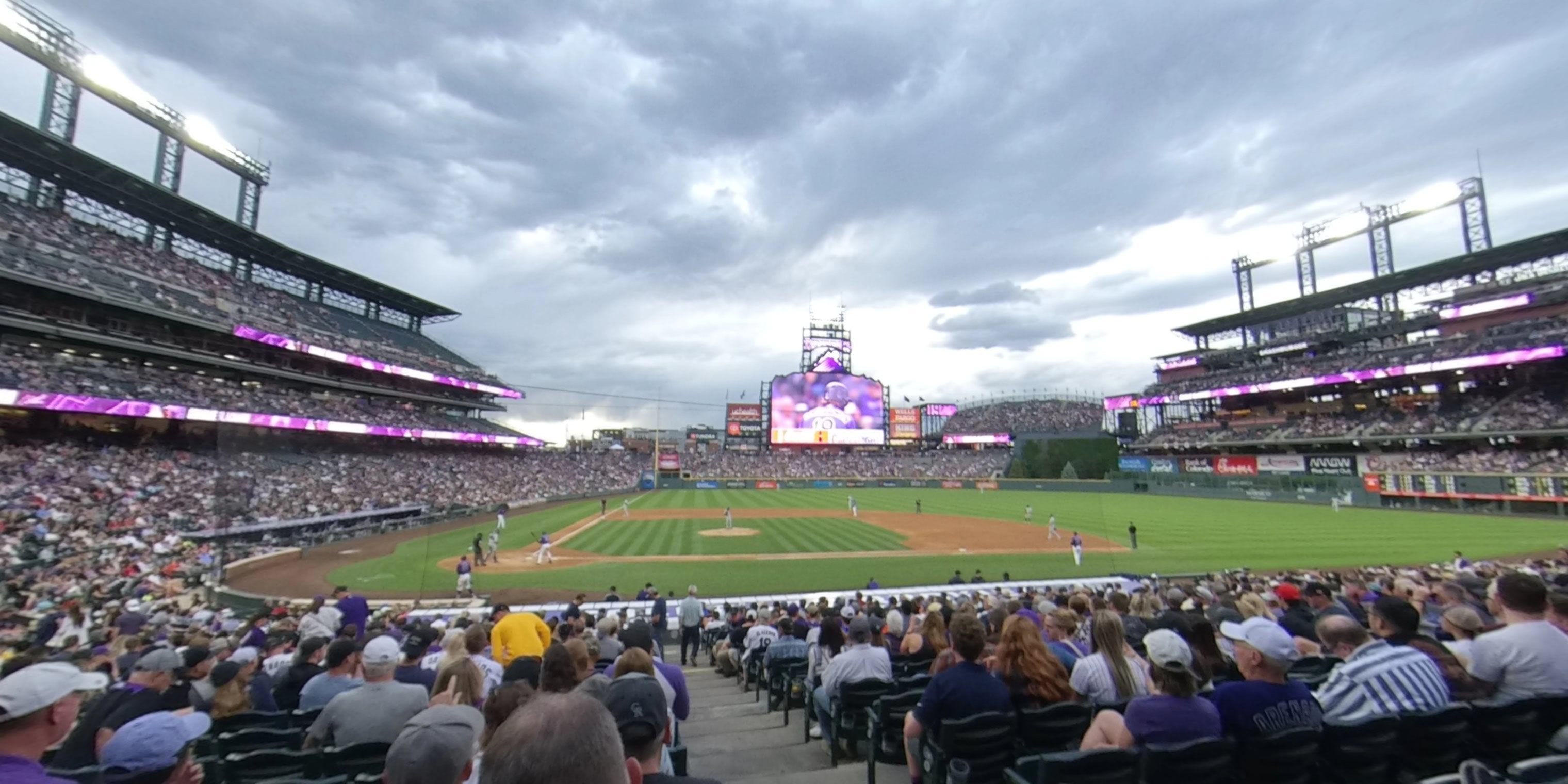 Section 124 at Coors Field