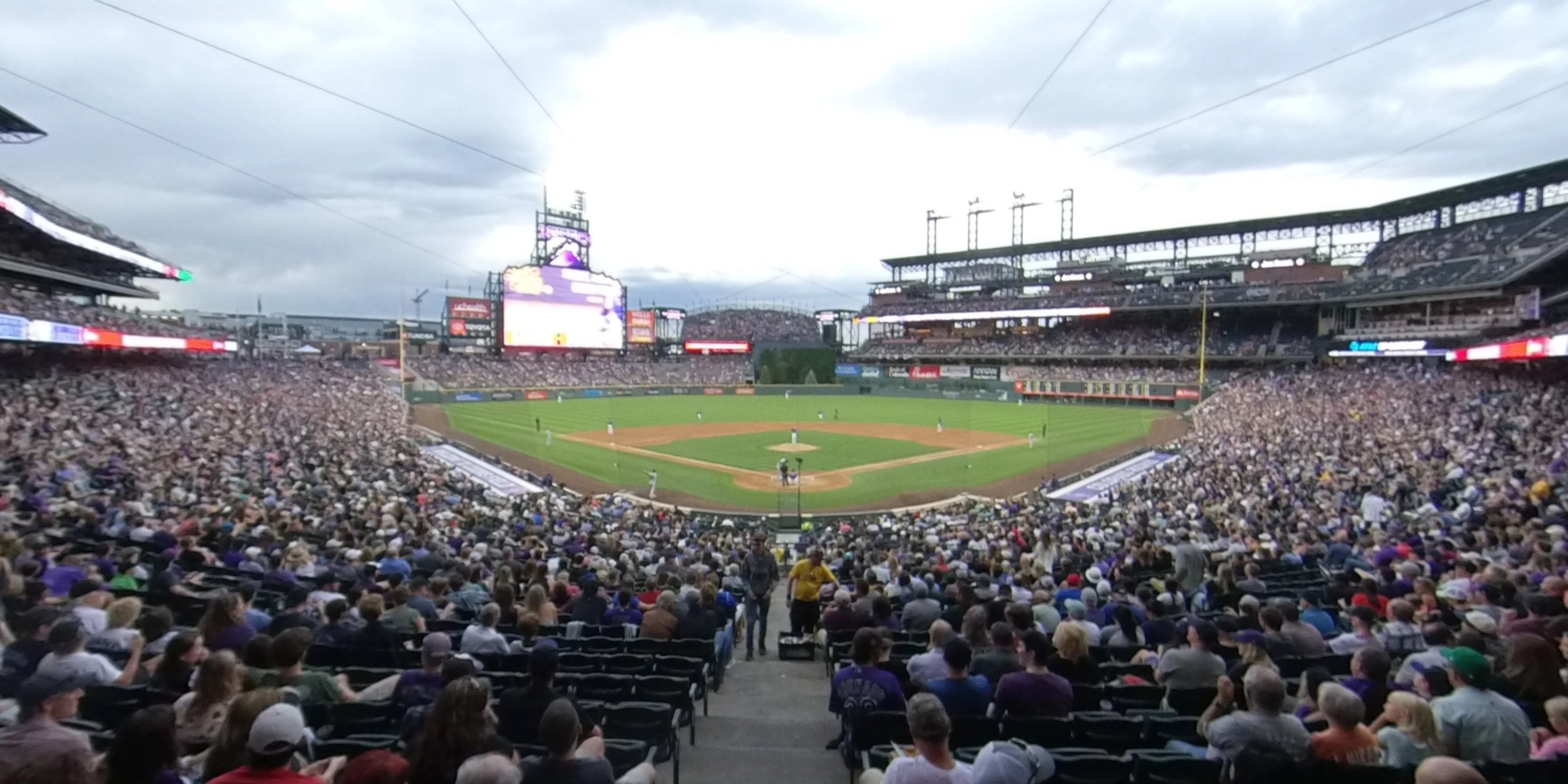 section 130 panoramic seat view  - coors field