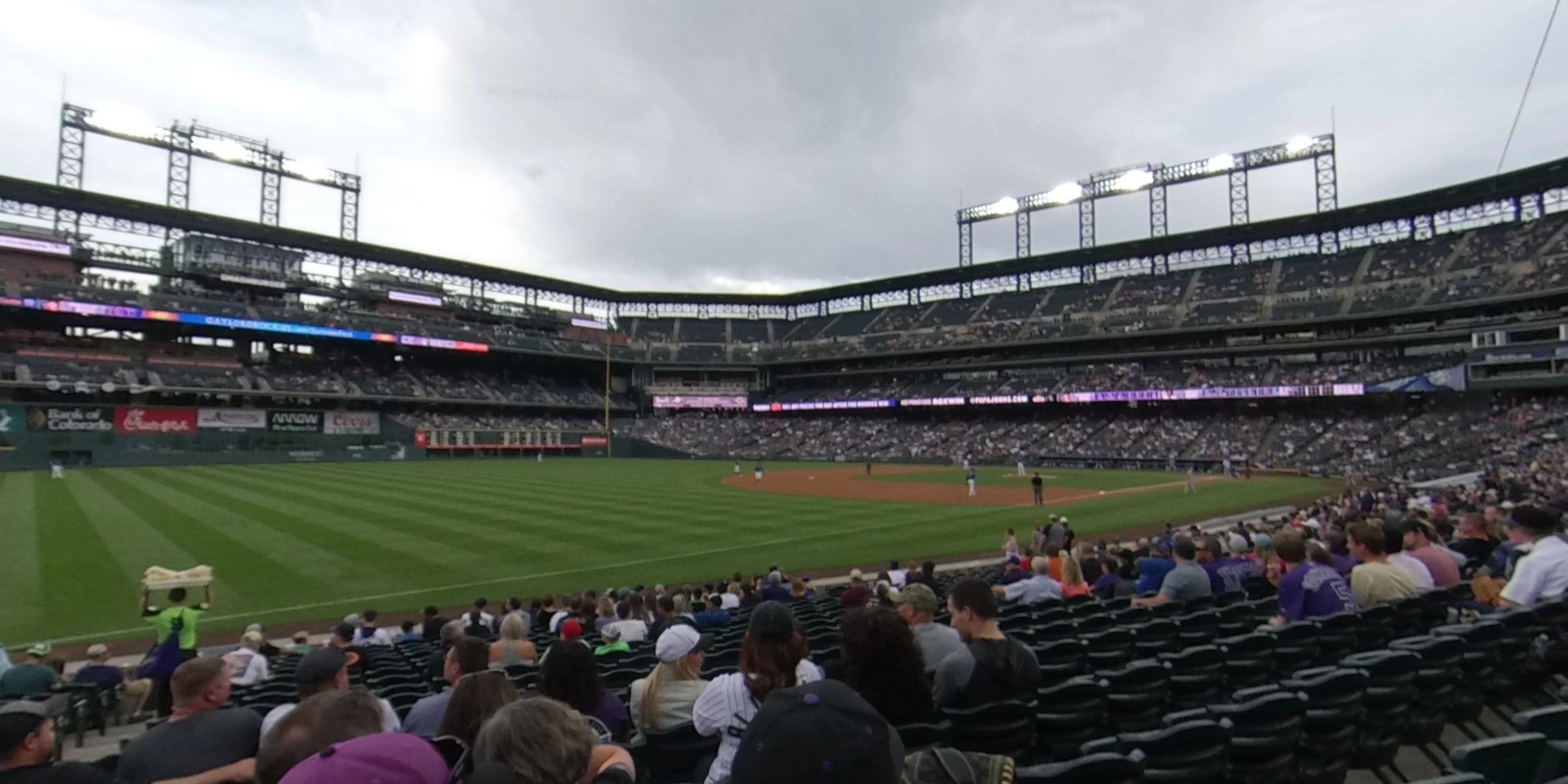 section 145 panoramic seat view  - coors field
