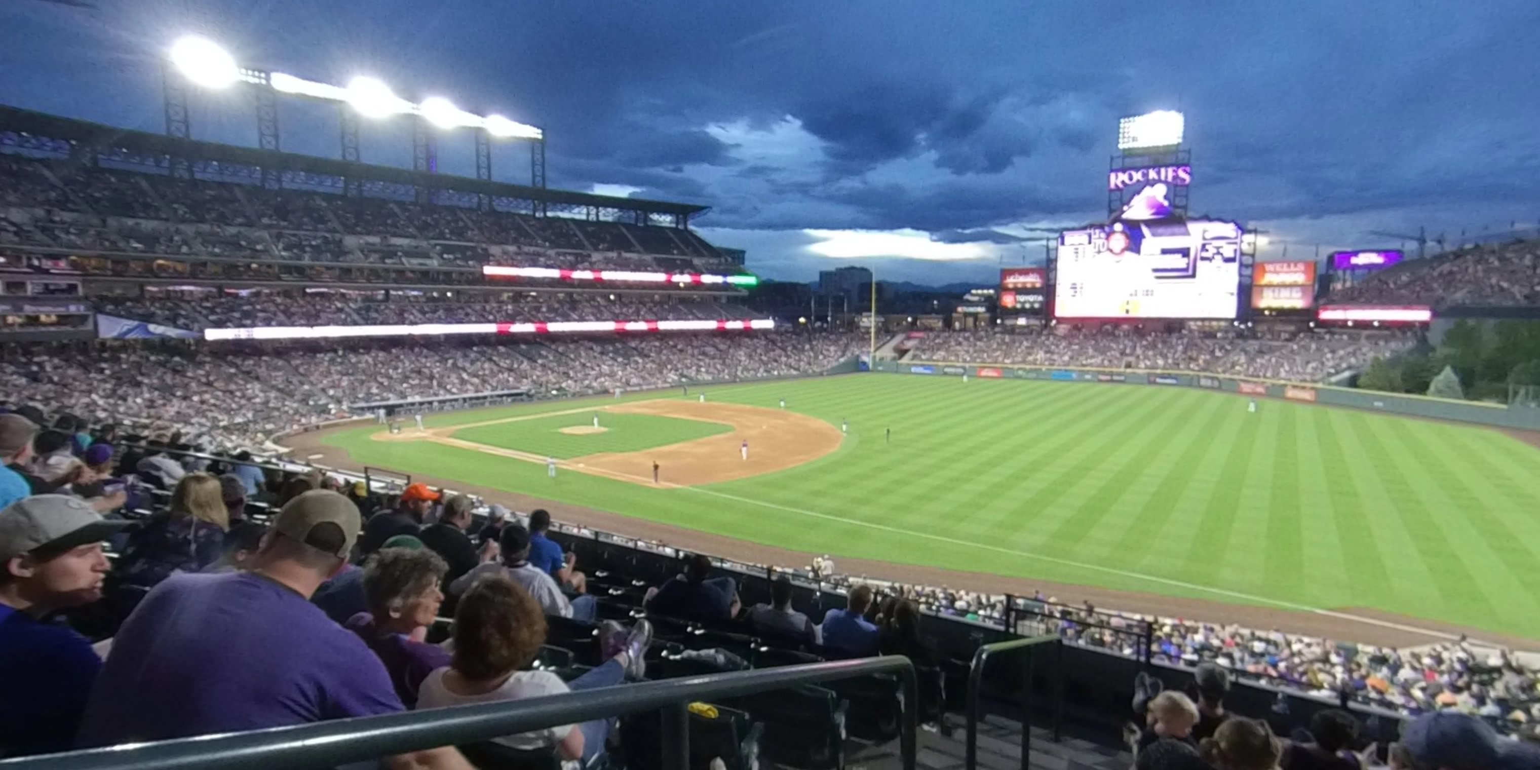 section 216 panoramic seat view  - coors field