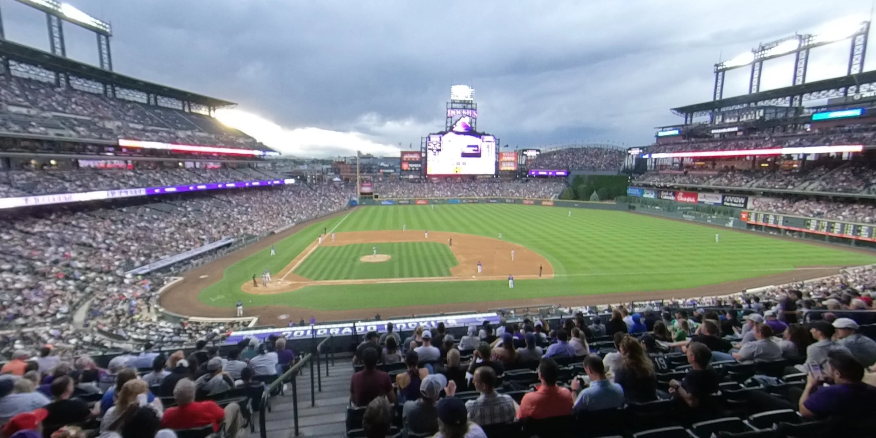 section 223 panoramic seat view  - coors field