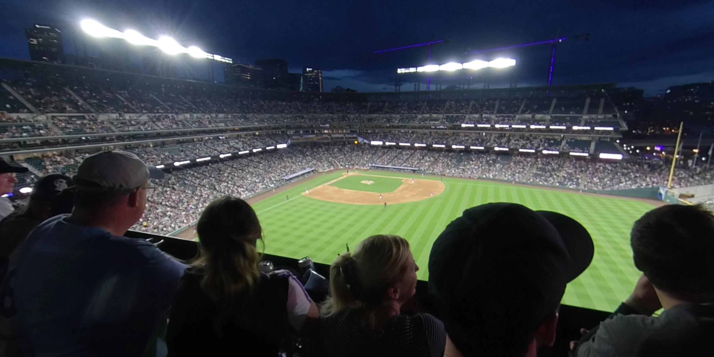 section 303 panoramic seat view  for baseball - coors field