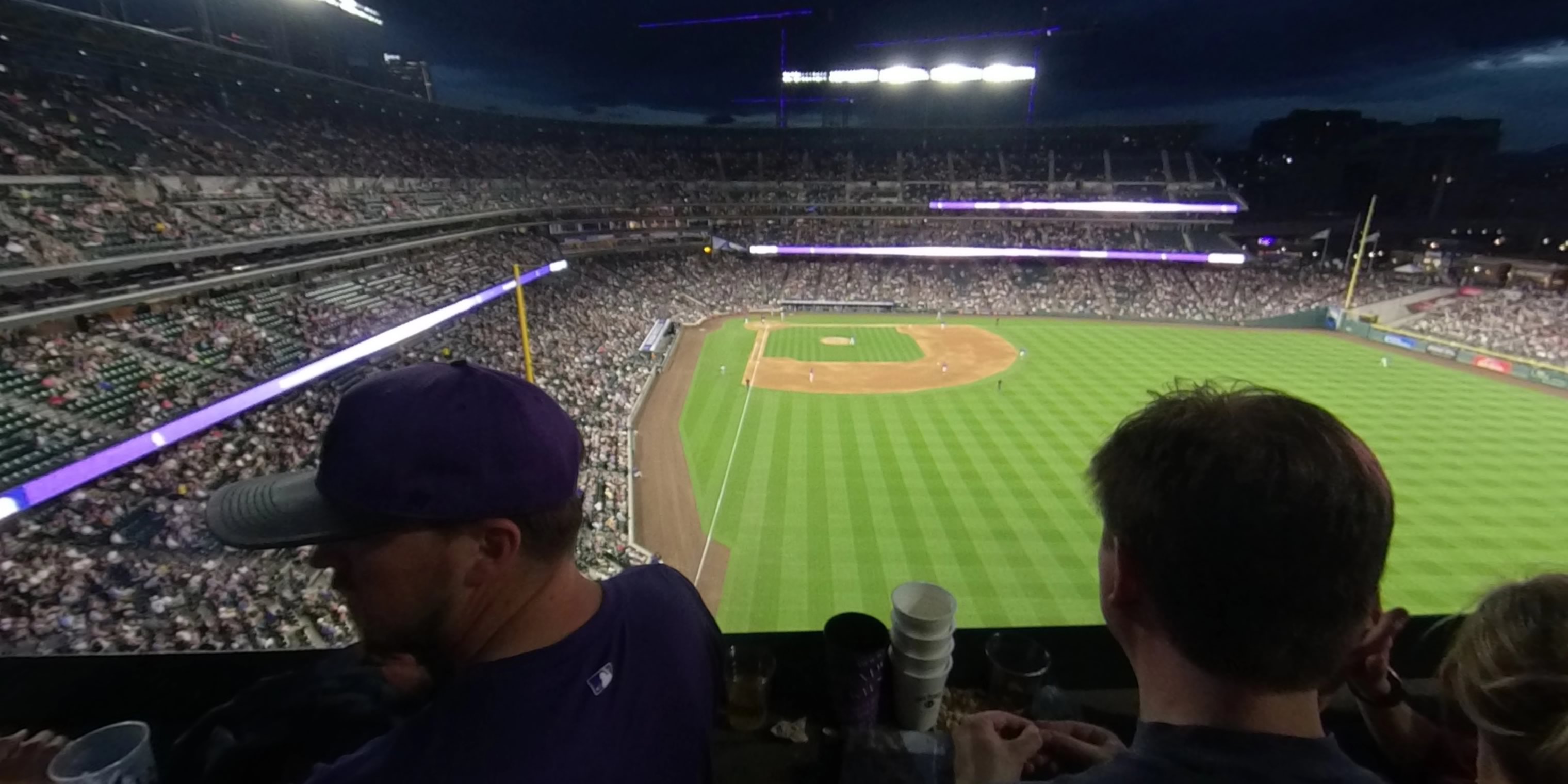 section 307 panoramic seat view  for baseball - coors field