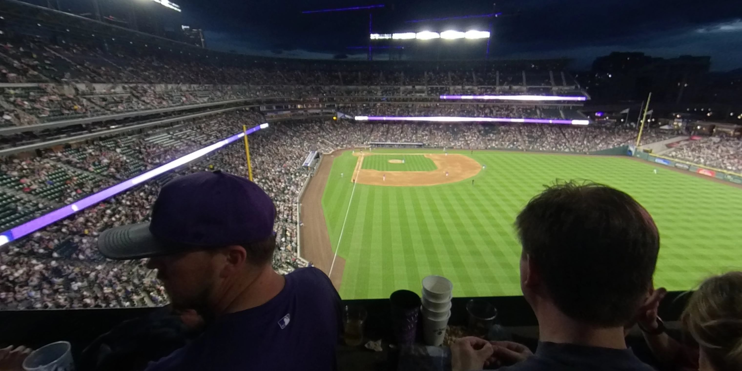 section 307 panoramic seat view  - coors field