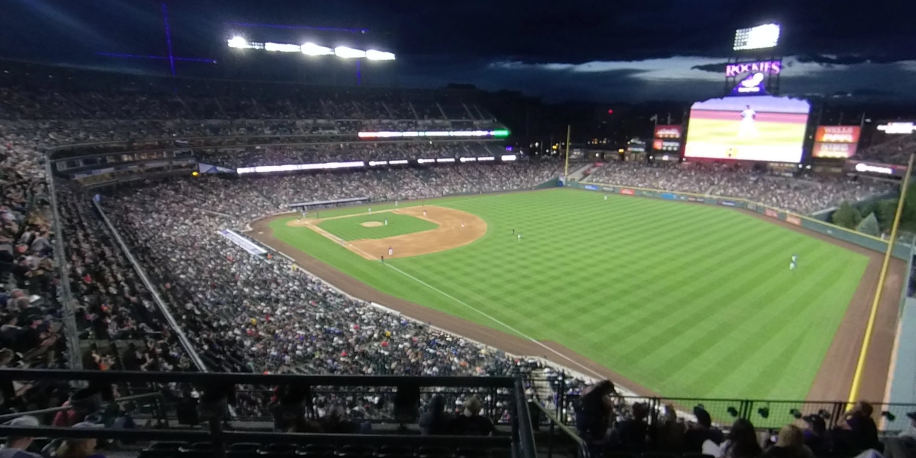section 312 panoramic seat view  - coors field