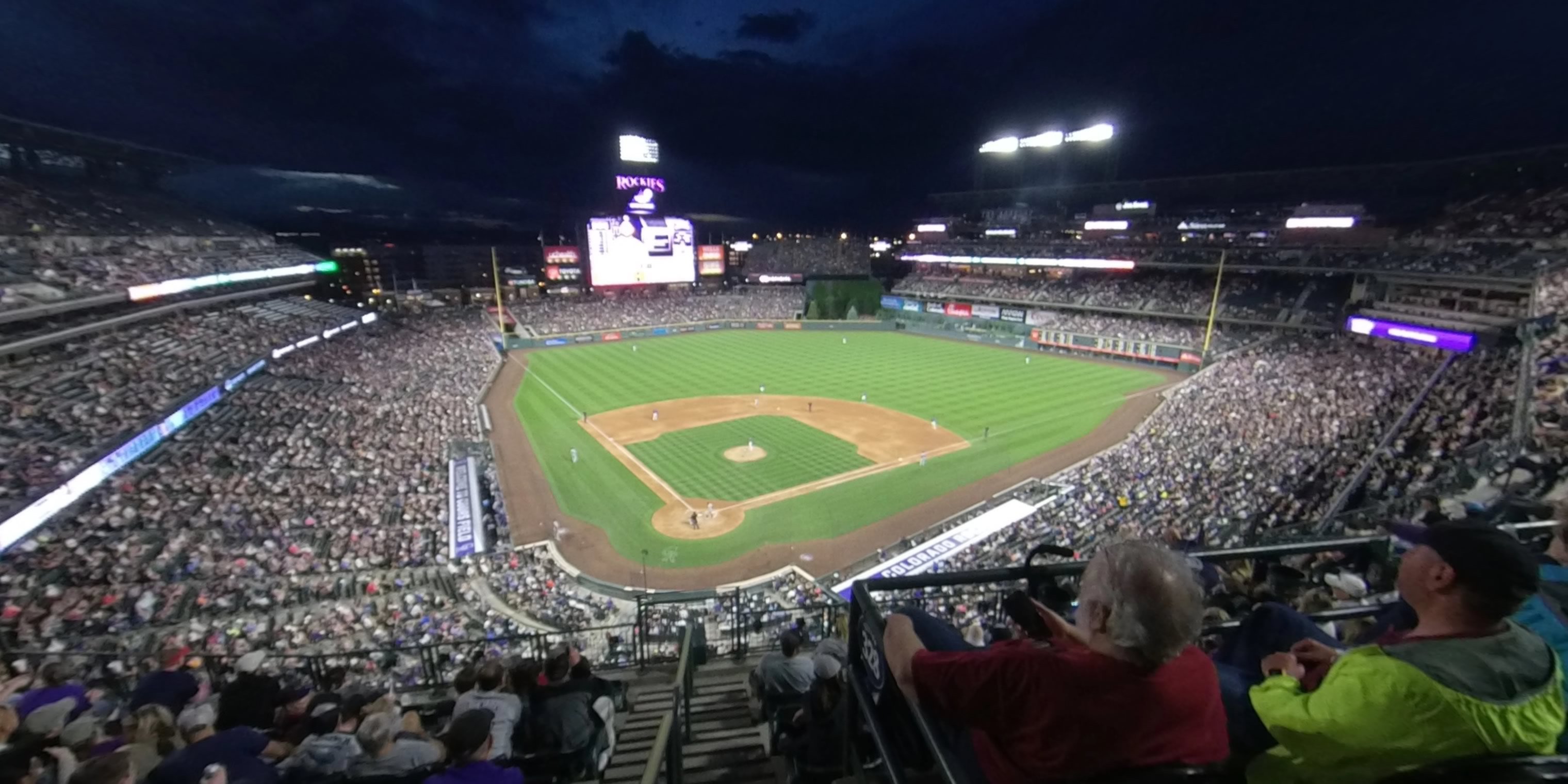 section 327 panoramic seat view  - coors field