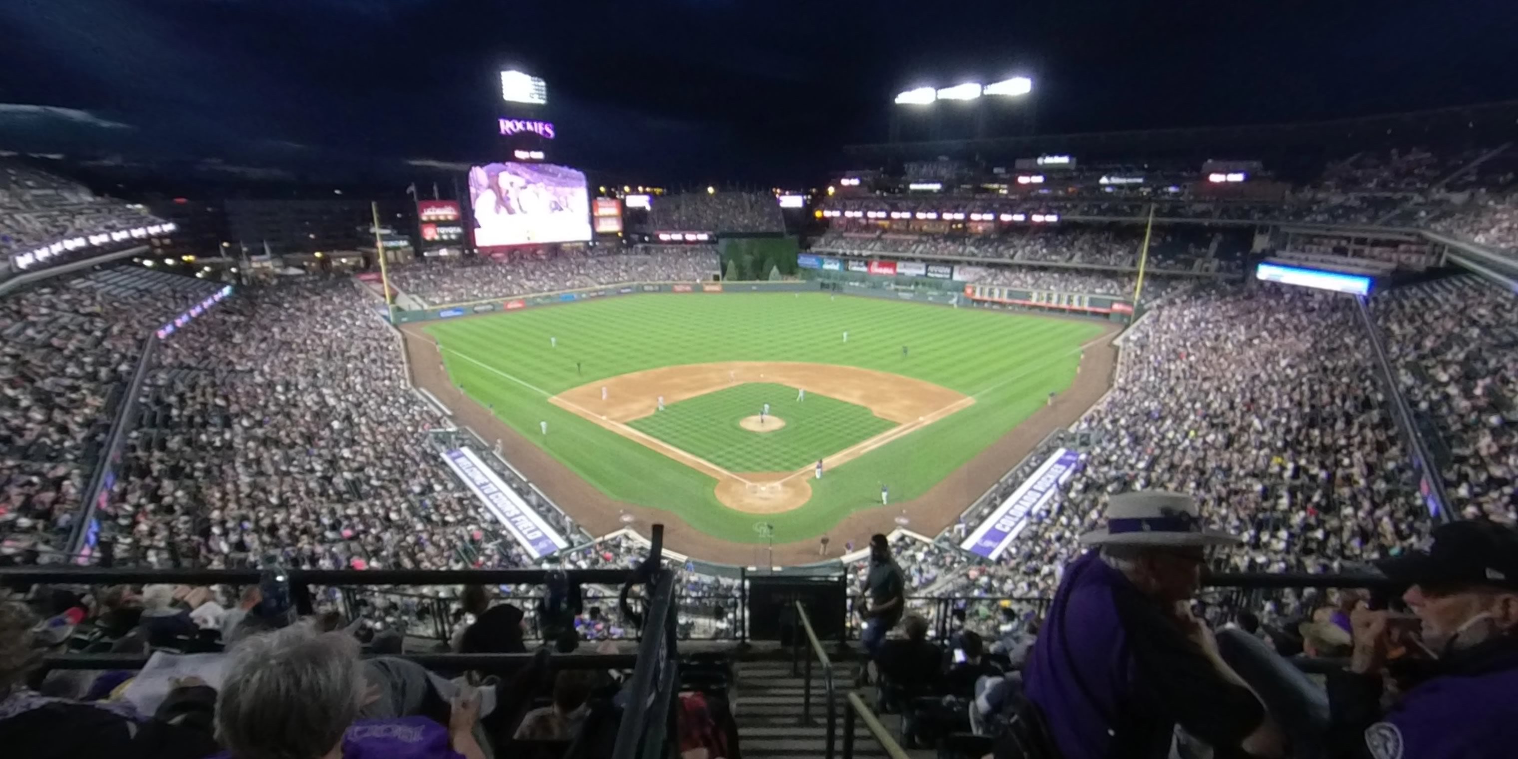 section 329 panoramic seat view  - coors field