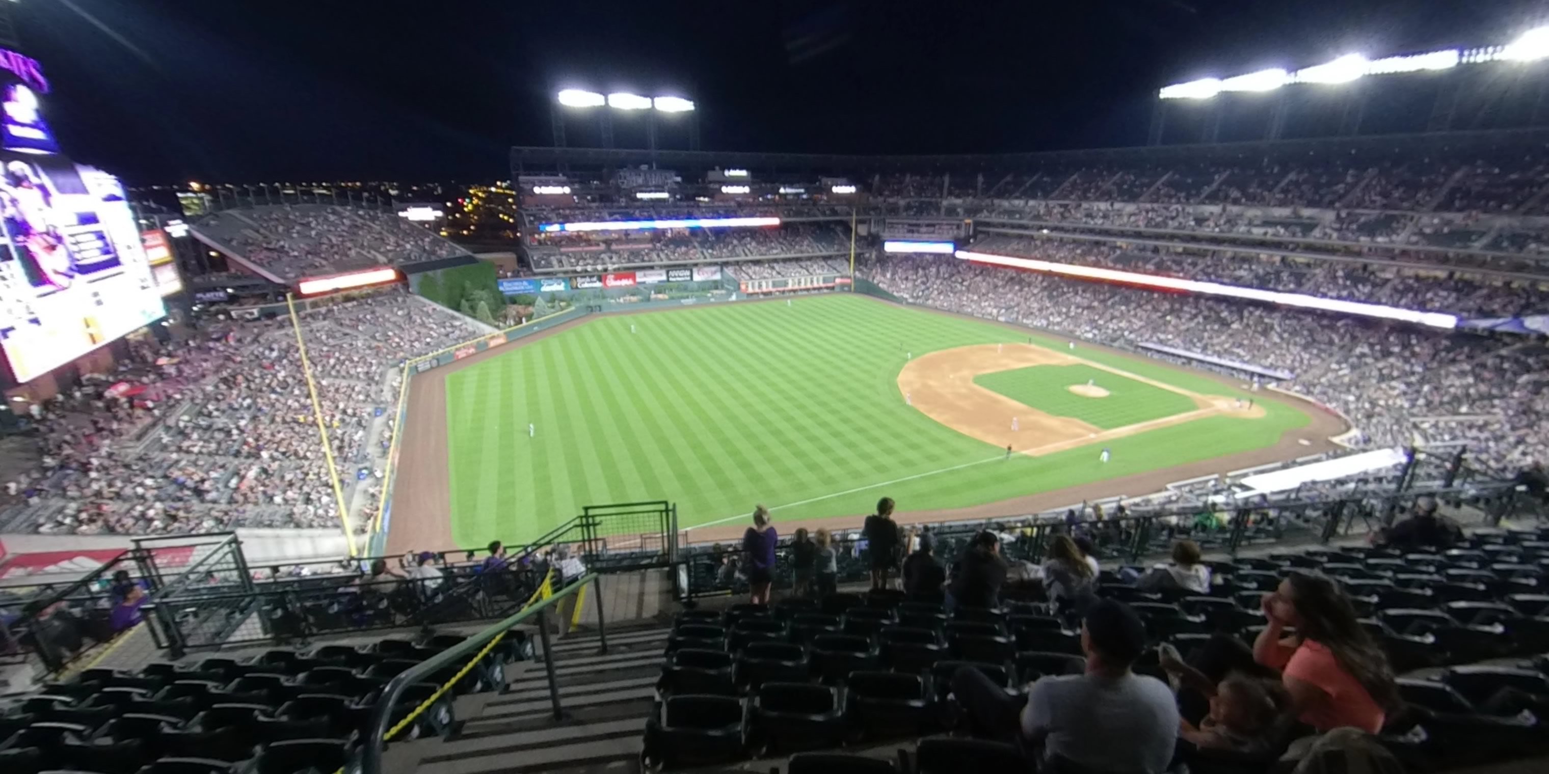 section 346 panoramic seat view  - coors field