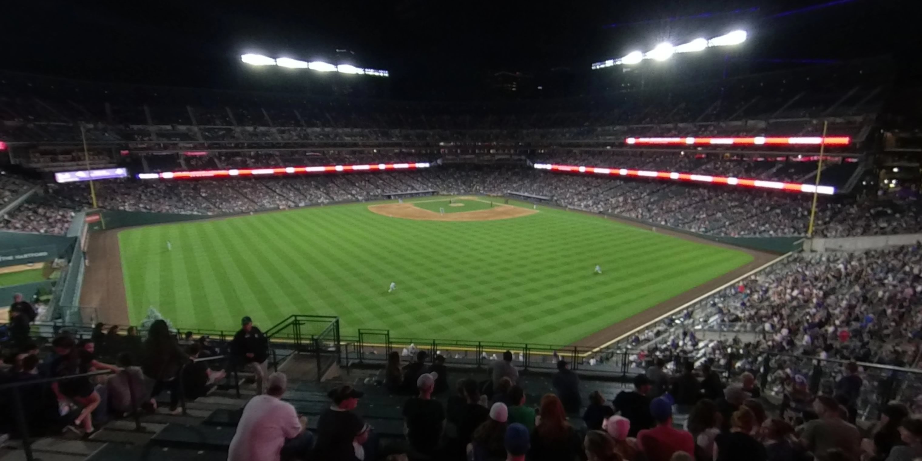 section 401 panoramic seat view  - coors field
